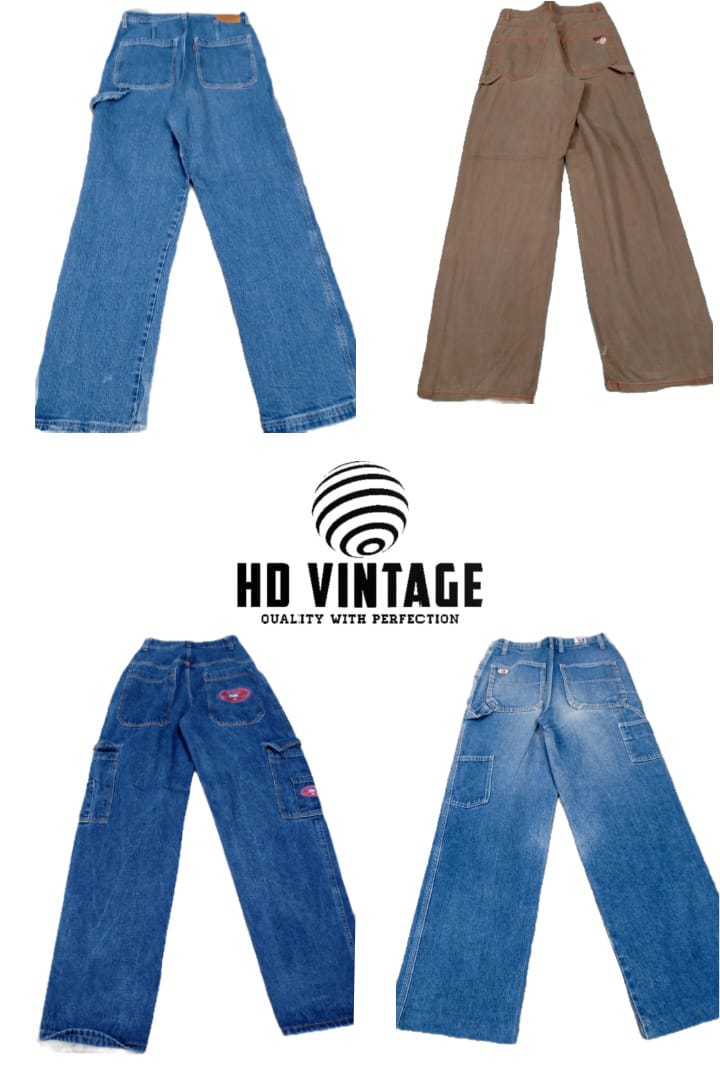 HD466 Men Carpenter Baggy Jeans - 15 pcs