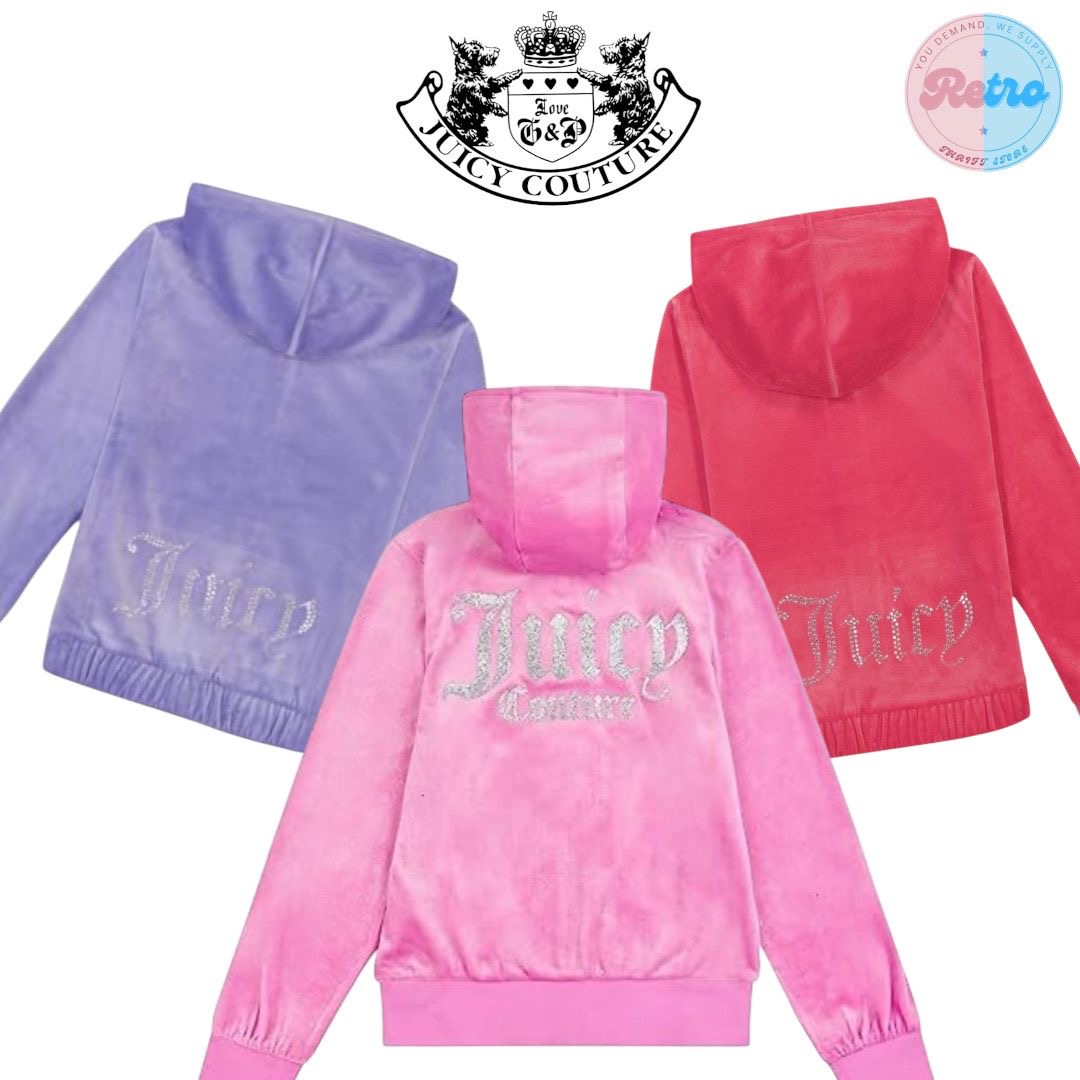 Y2K Juicy Couture Fancy Verzierte Trainingsjacken: 50 Stück