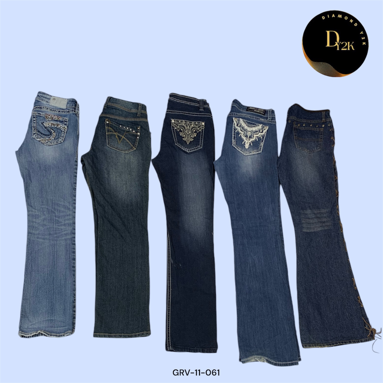 Klassische Y2K Bootcut-Jeans – Nostalgie in Denim (GRV-11-061)