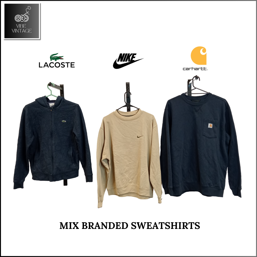 MIX MARKEN-SWEATSHIRTS - 10 STÜCK