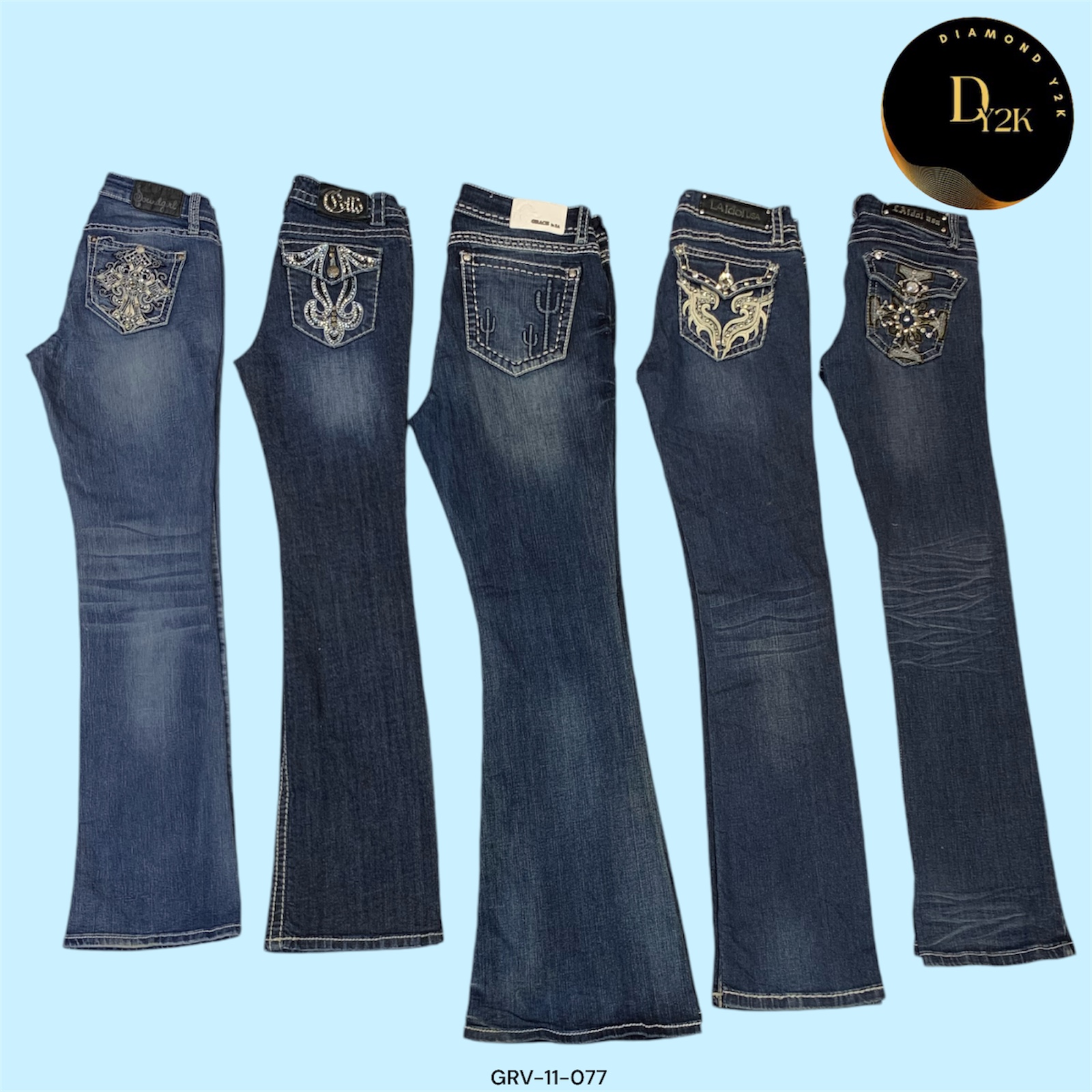 90er & Y2K Bootcut Jeans Revival (GRV-11-077)