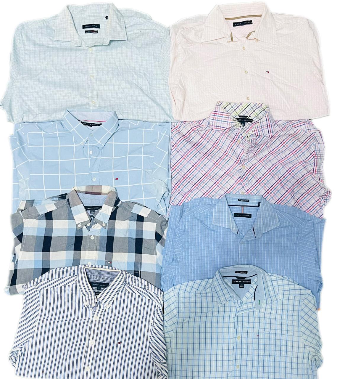 Tommy hilfiger stripped and checkered shirts 15 pcs