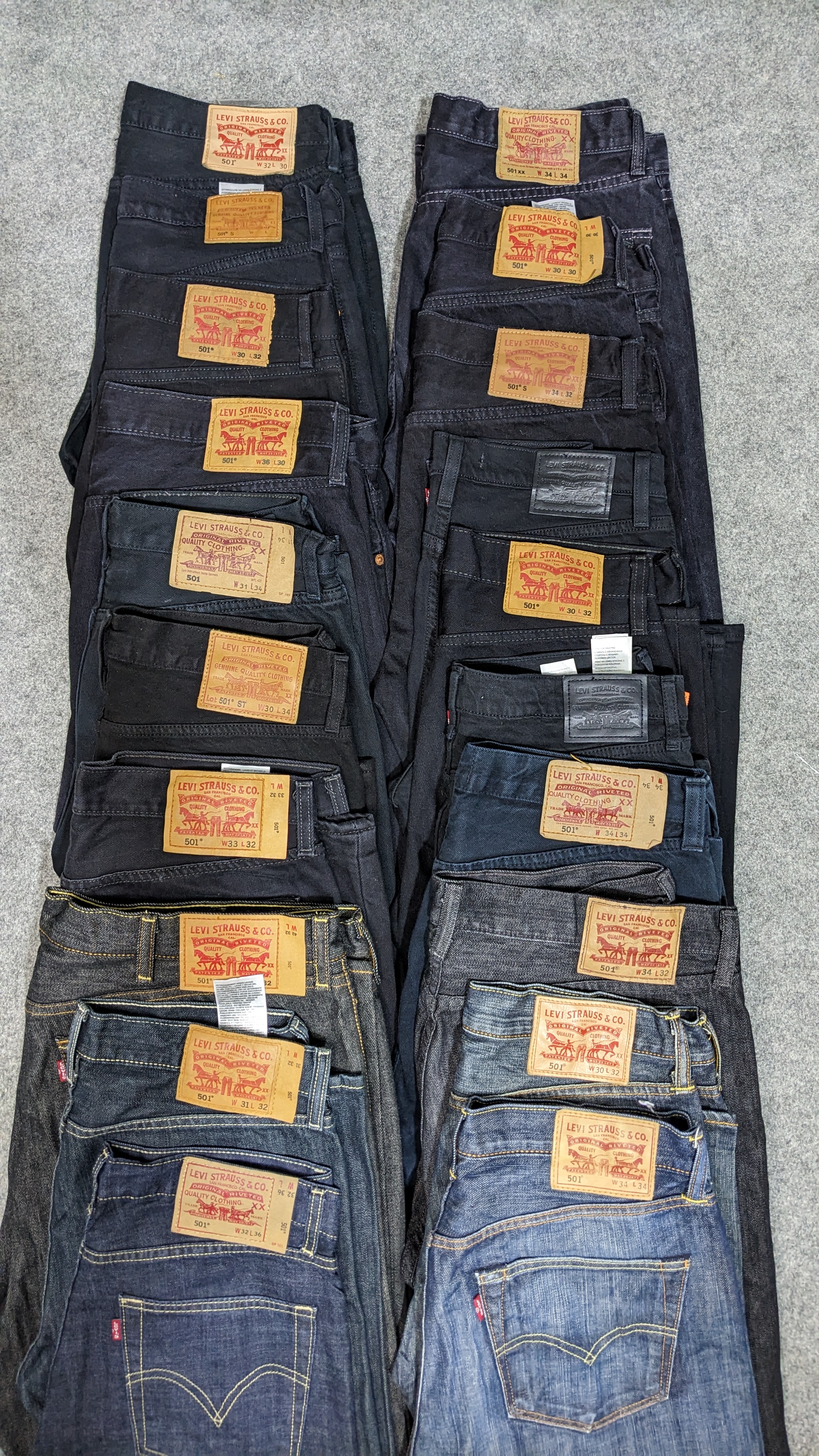 Levi's 501 Pants 50 Pieces