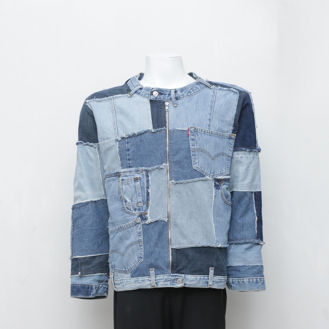 Rework Levi's Denim Patchwork Jackets