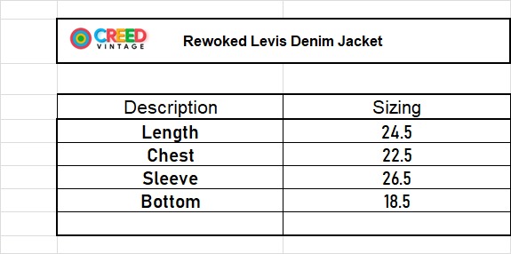 Upcycled Levi's Denim Jacket