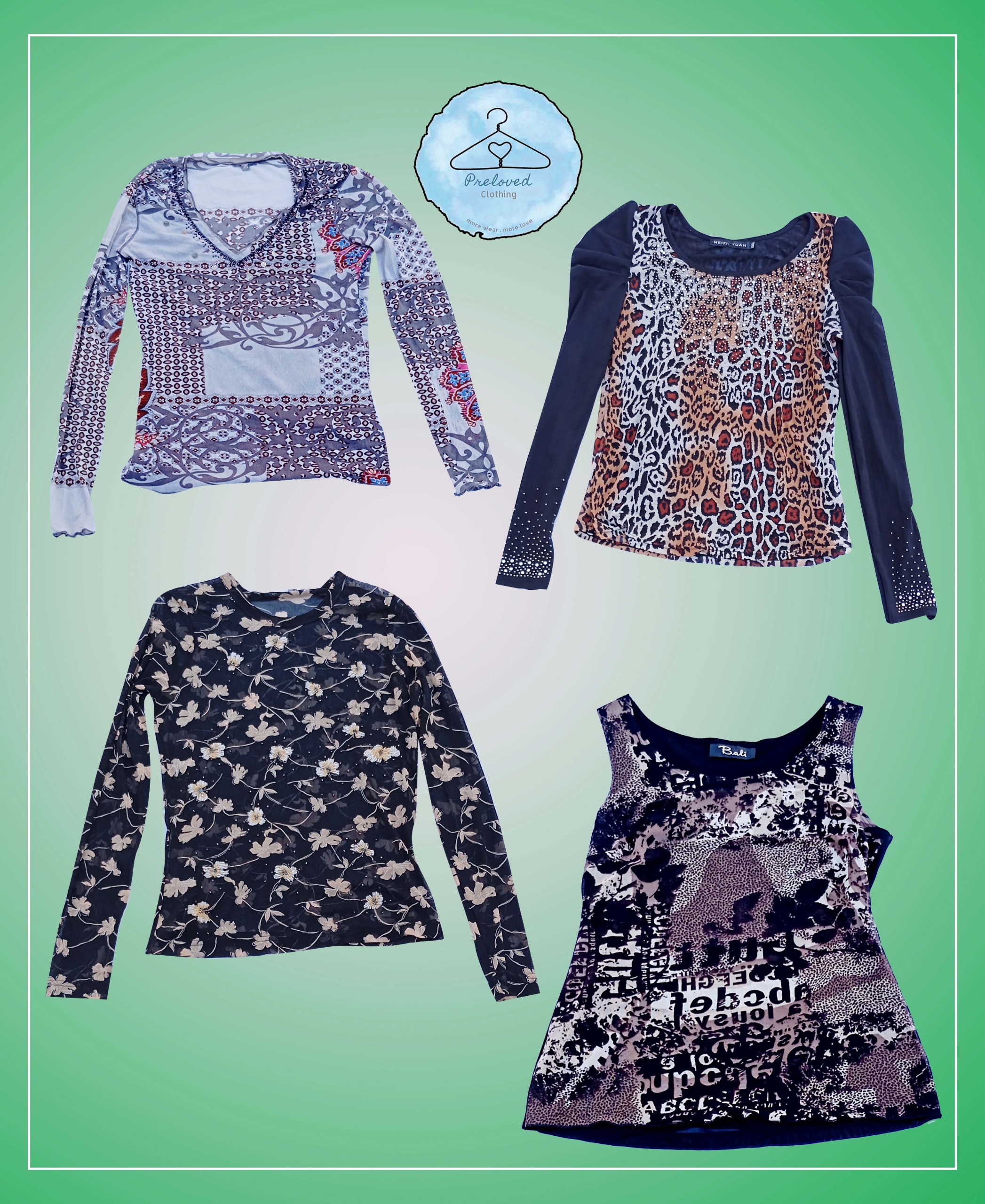 Y2Kプリントトップス