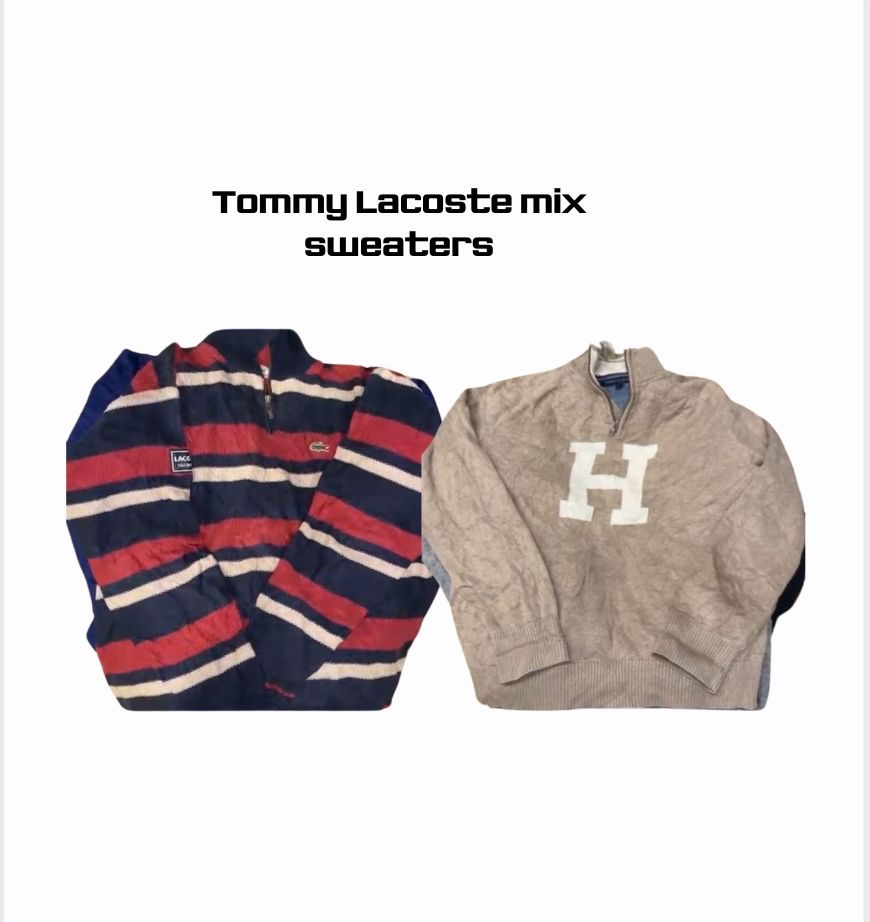 Tommy/lacoste sweaters mix 100 pcs