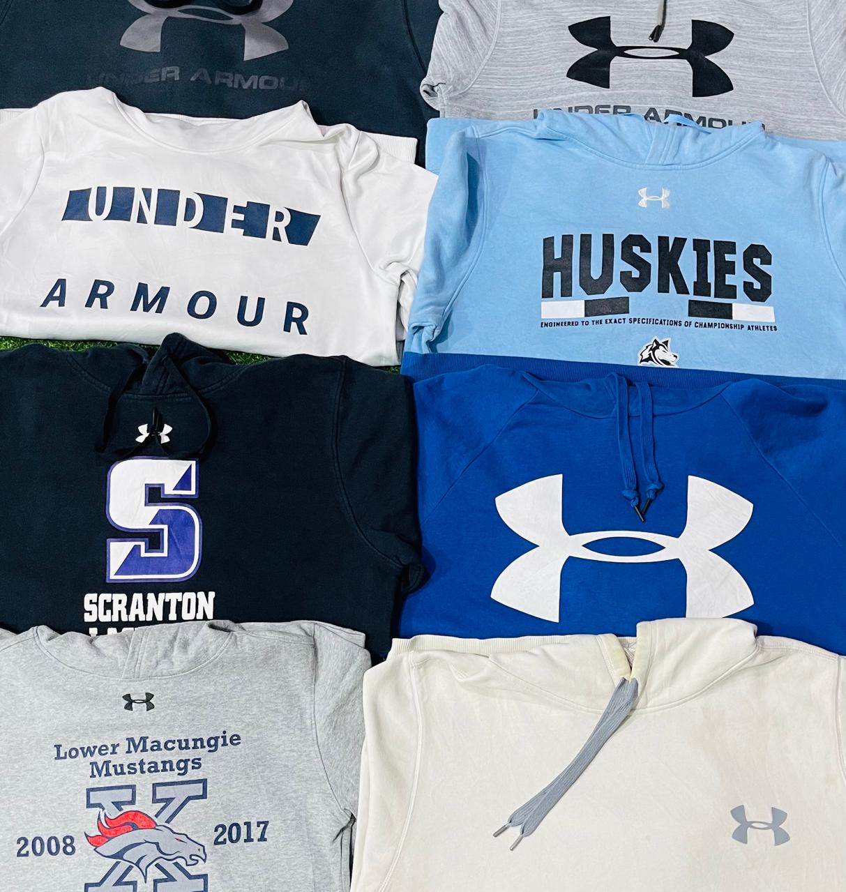 Under armour sweatshirts and hoodies 20 pcs