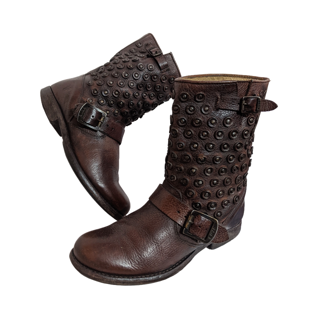 【美品】FRYE  本革ブーツ  MADE IN Mexico MV110# Vintage Frye Boots Made in Mexico | Vintage Wholesale