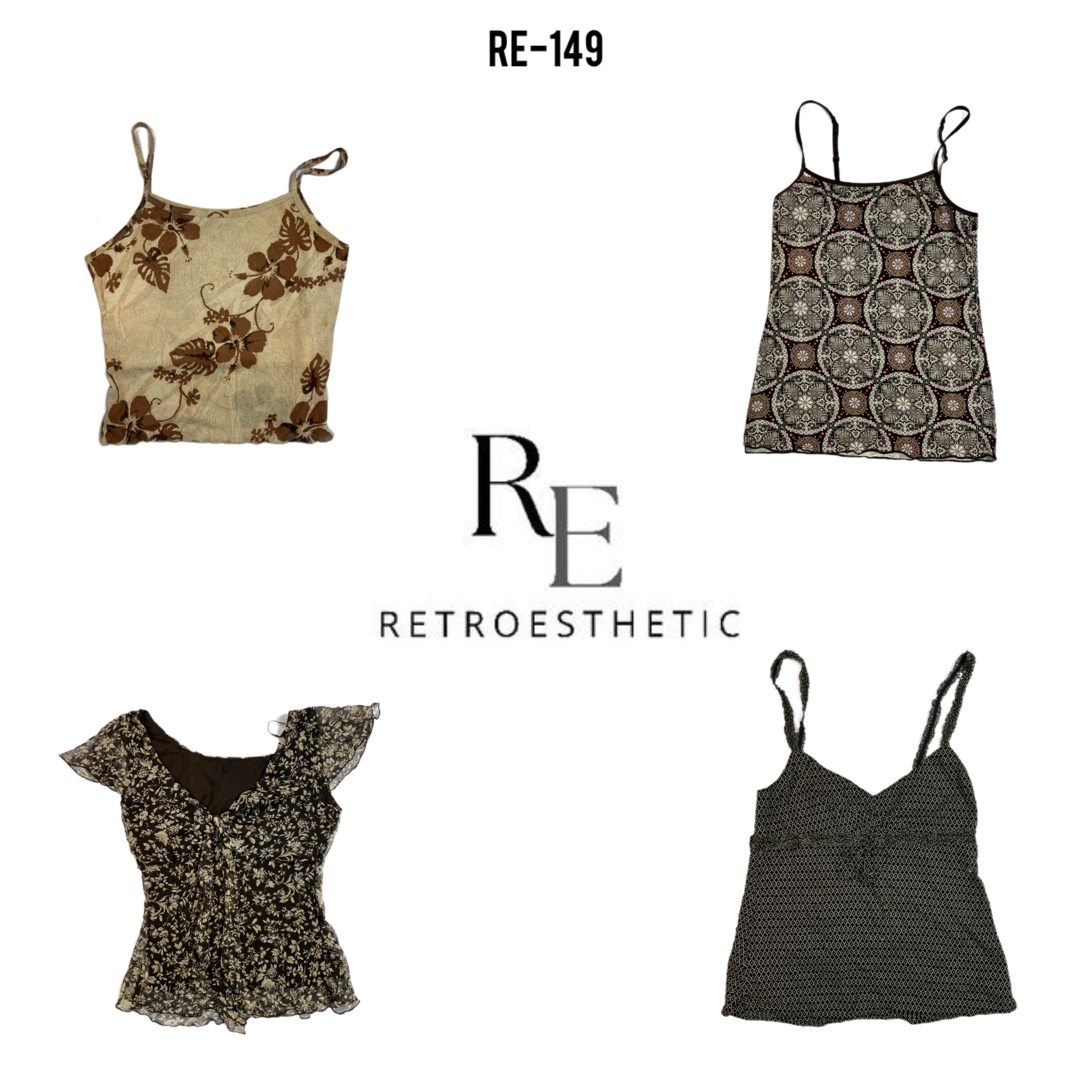 Y2K Gothic Grunge Tops (RE-149)