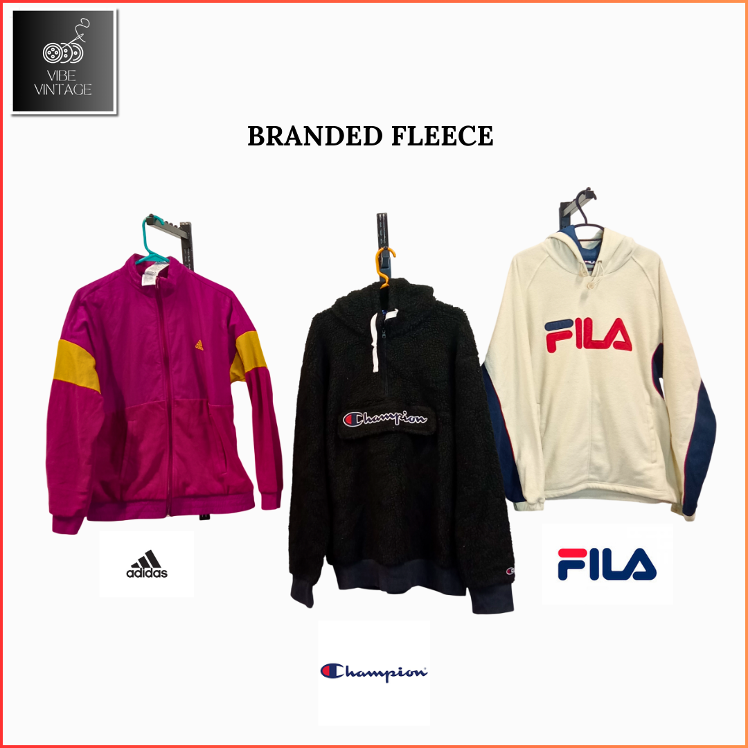 BRANDED FLEECES - 12 PCS