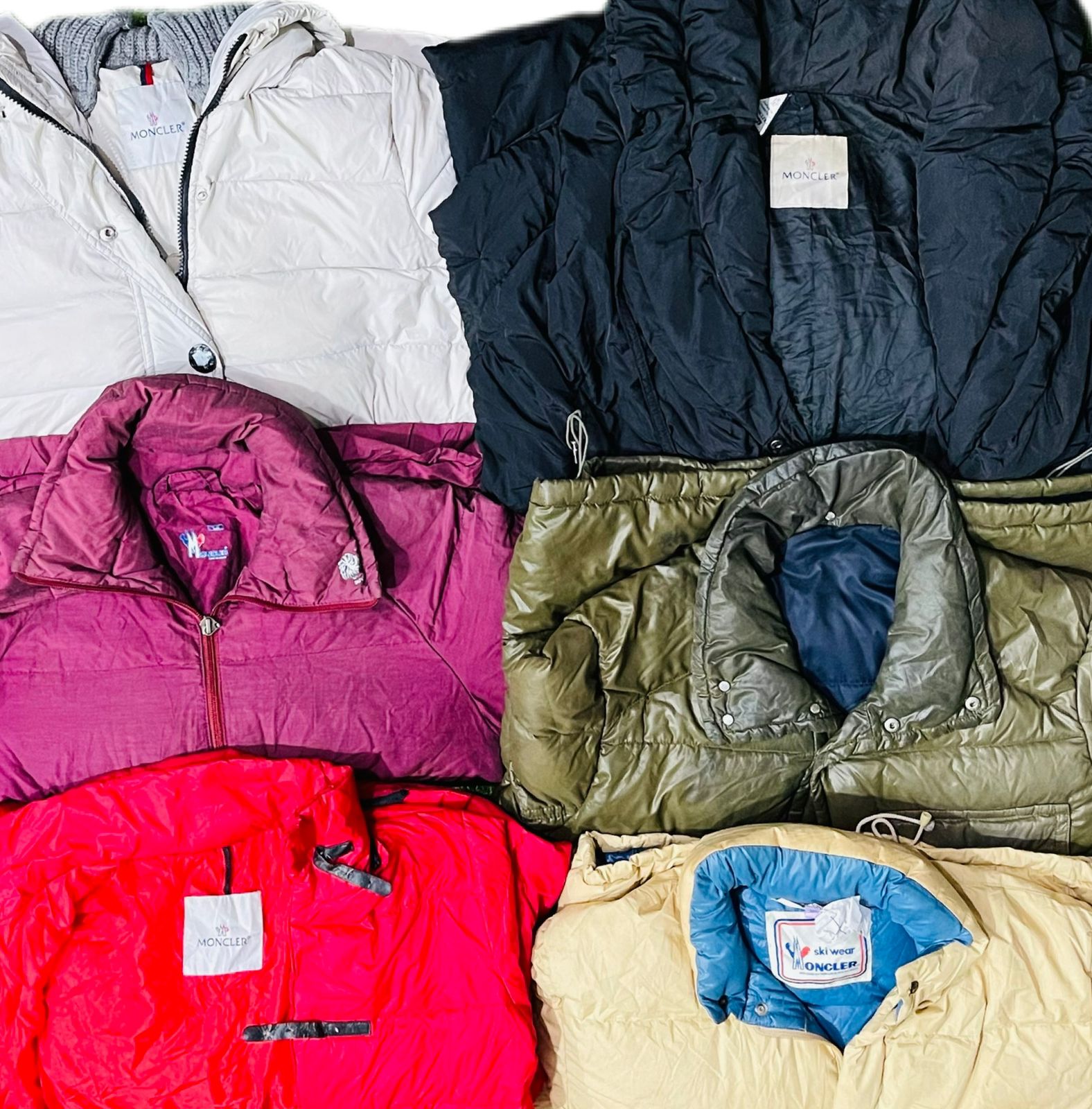 Moncler puffer jacket 12 pcs Vintage Wholesale Marketplace Bulk Vintage Wholesale Fleek