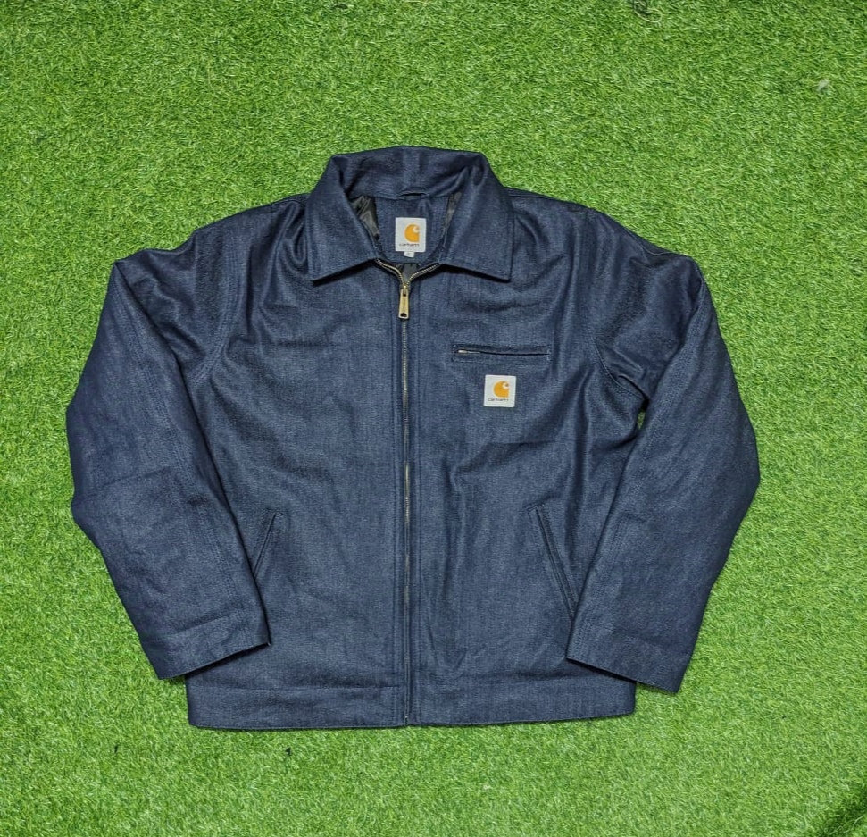 Giacca in denim stile Carhartt rielaborata