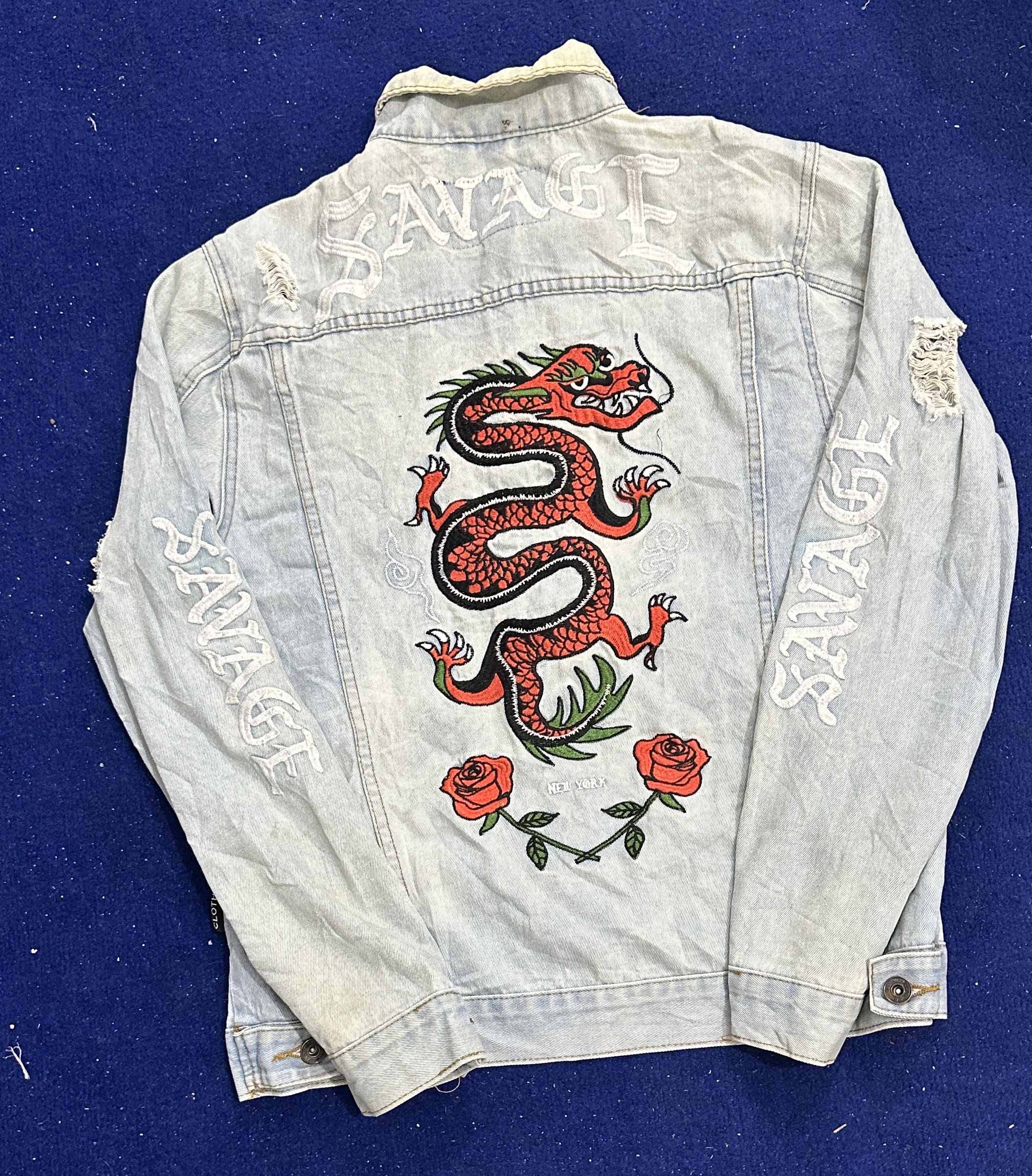 Denim print and embroidery jackets 15 pieces