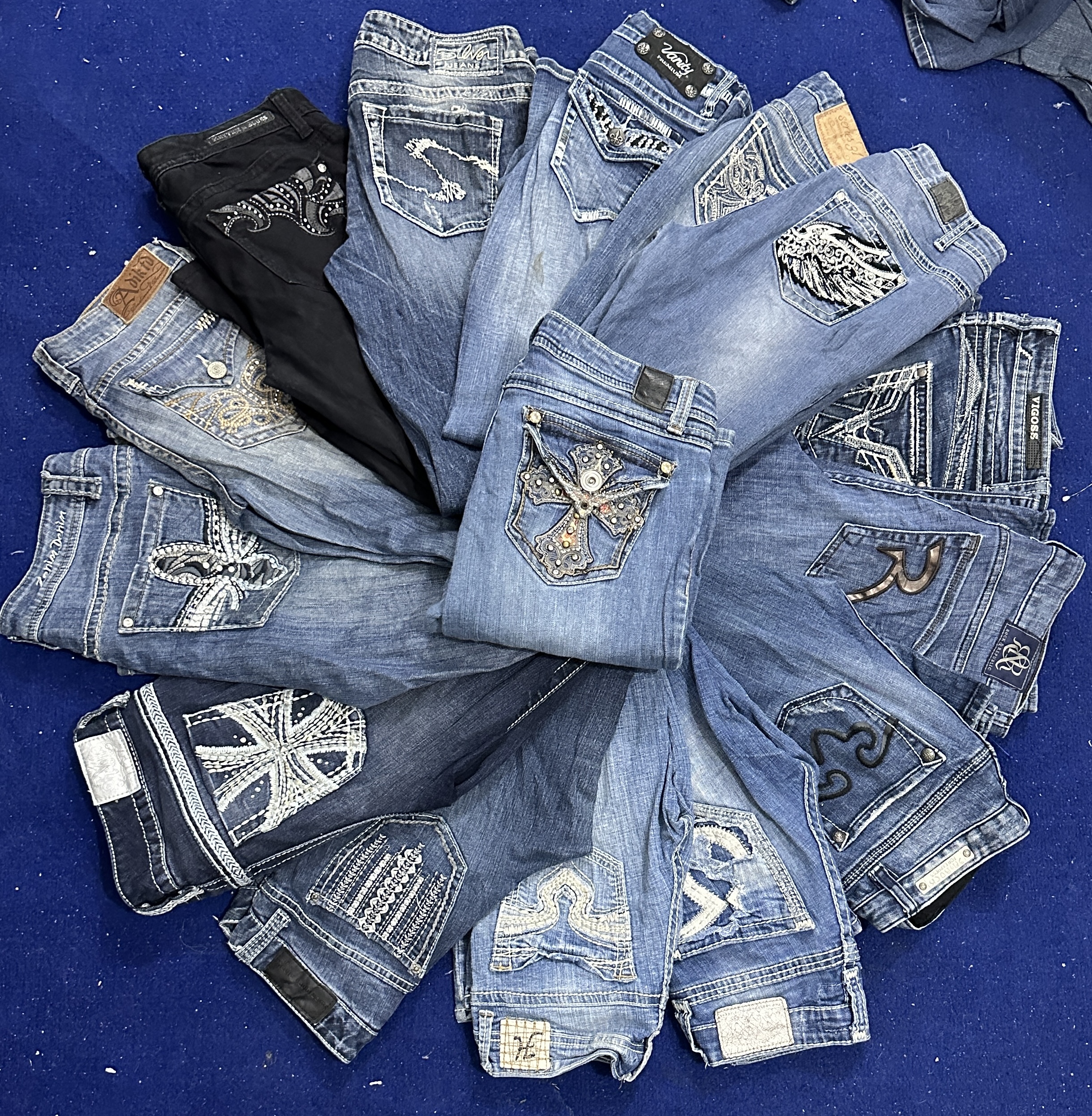 Y2K woman flared jeans 20 pieces