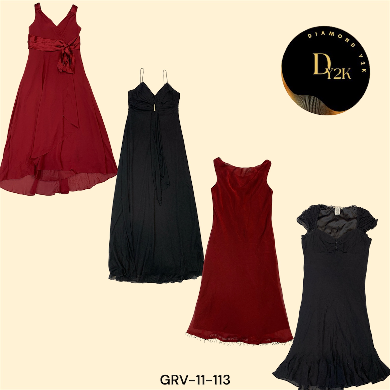 Y2K Dreamy Romance: Poly Dress Bundle (GRV-11-113)