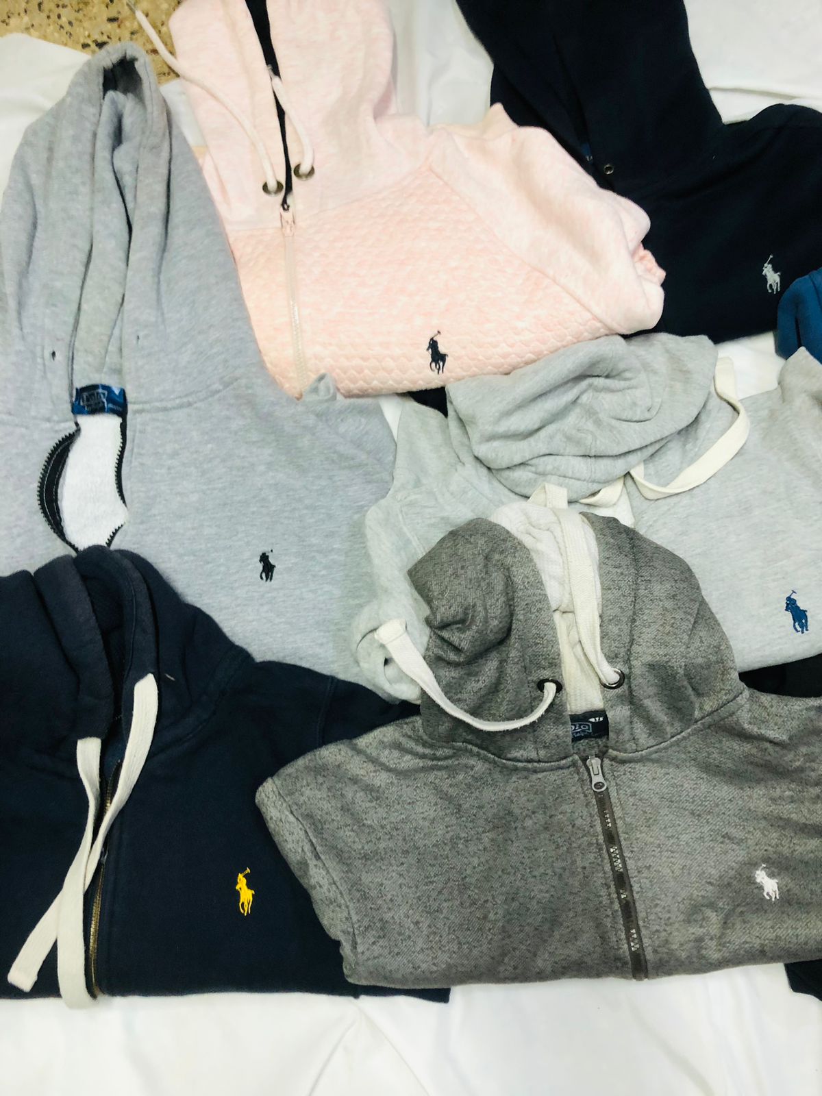 Ralph Lauren Hoodies Full Zipp Bundle of 10