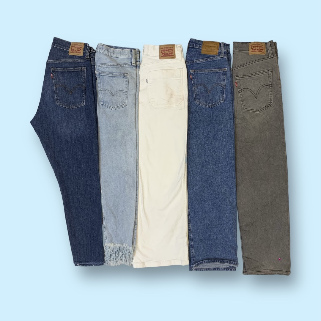 £3 Levi’s Denim Dreams | Y2K Stil Jeans Bundle – 100 Stück (R-07)