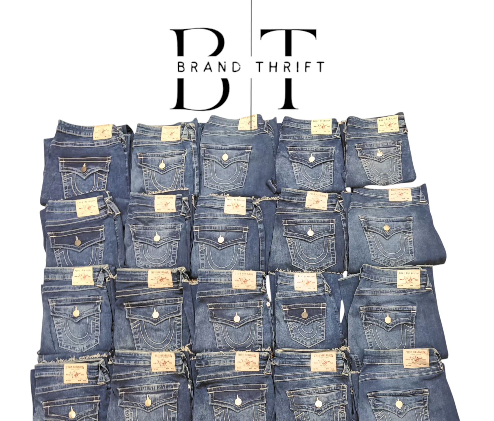 Y2K Flared True Religion  Leftover Jeans - 50 Pcs