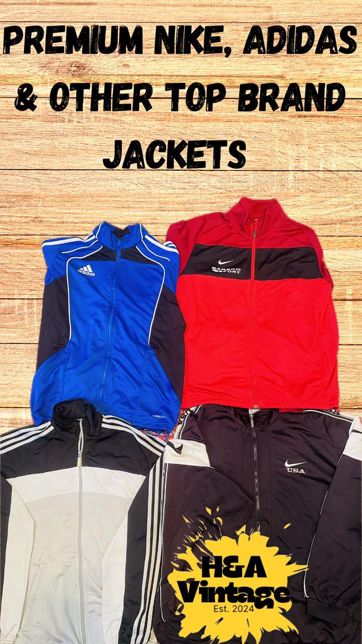 Adidas Nike Track Jackets