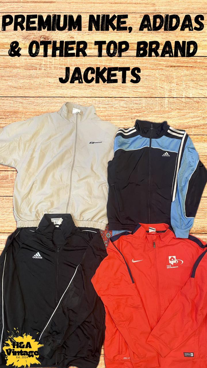 Adidas, Nike Track Jackets