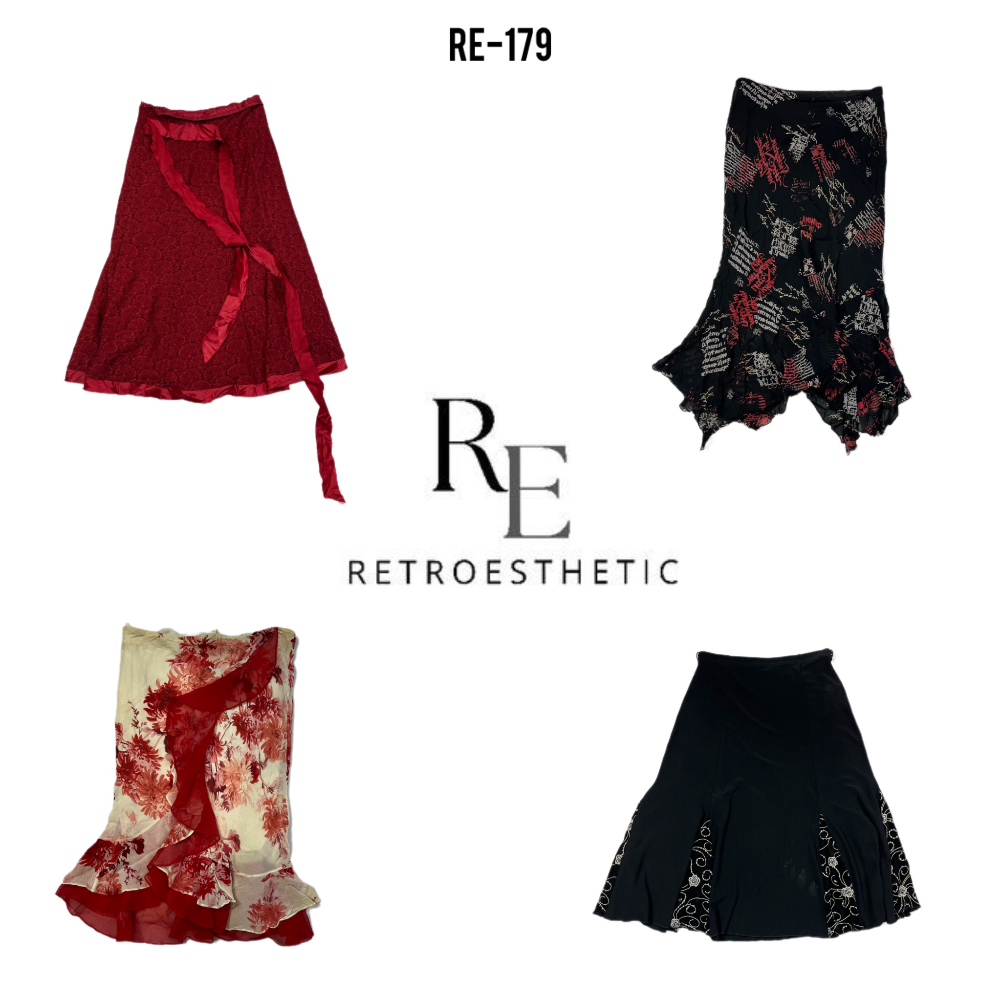 Y2K Gothic Summer Skirts (RE-179)