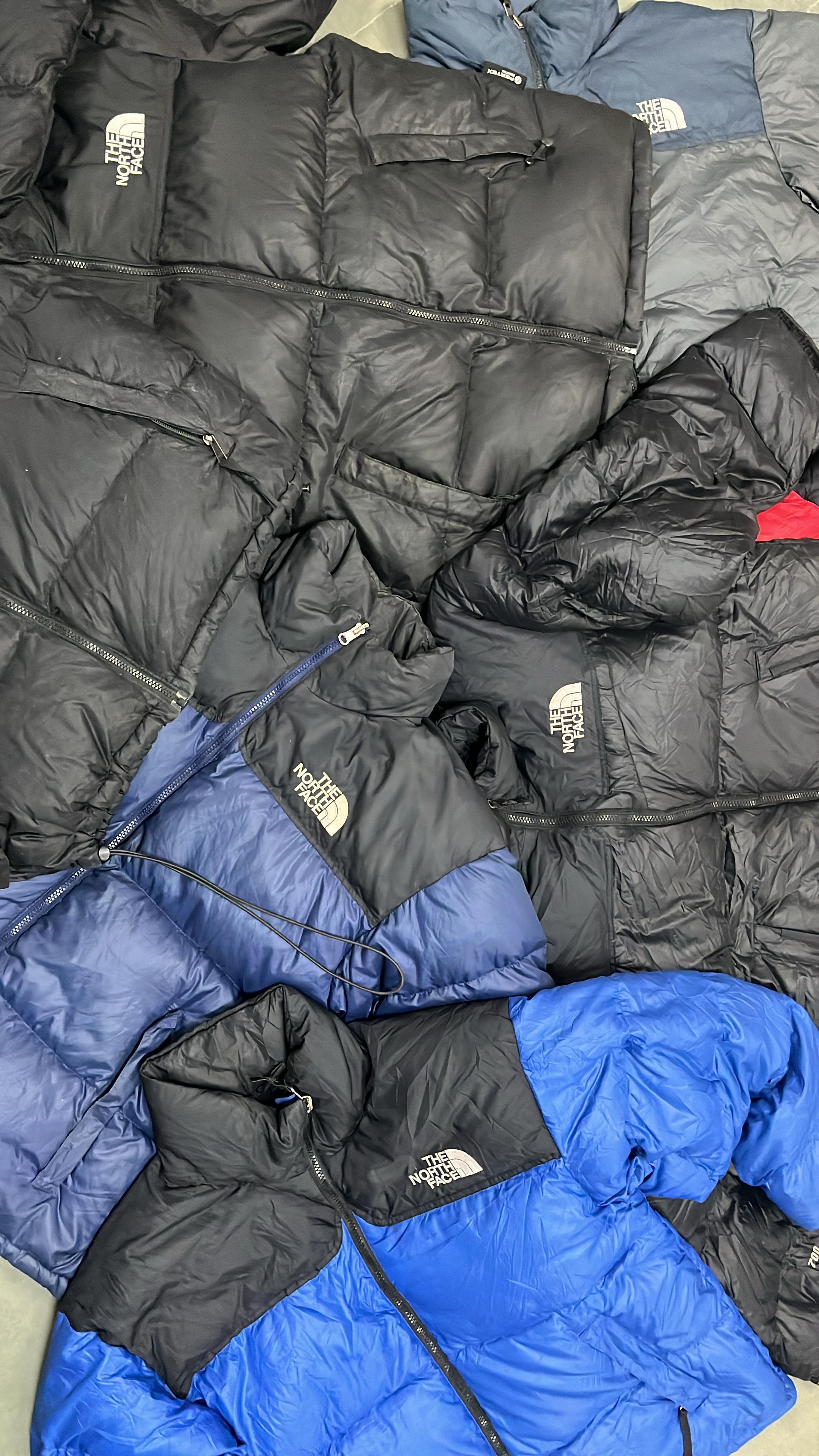 North face puffer jackets