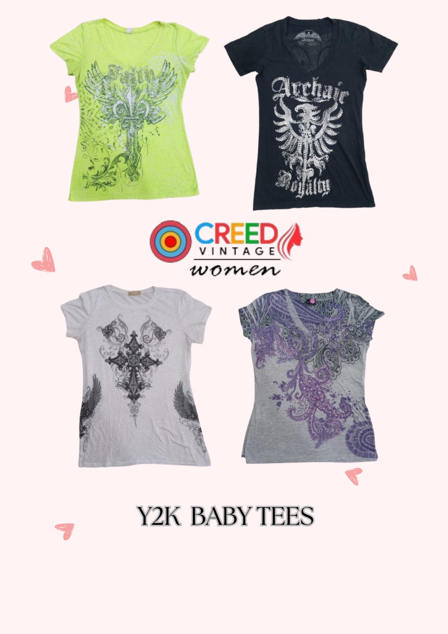 CR2764 Y2K Bébés Tees - 20 Pcs