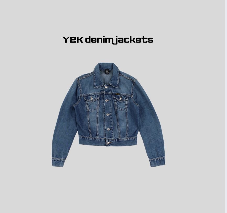 Veste en denim Y2K - 30 pièces