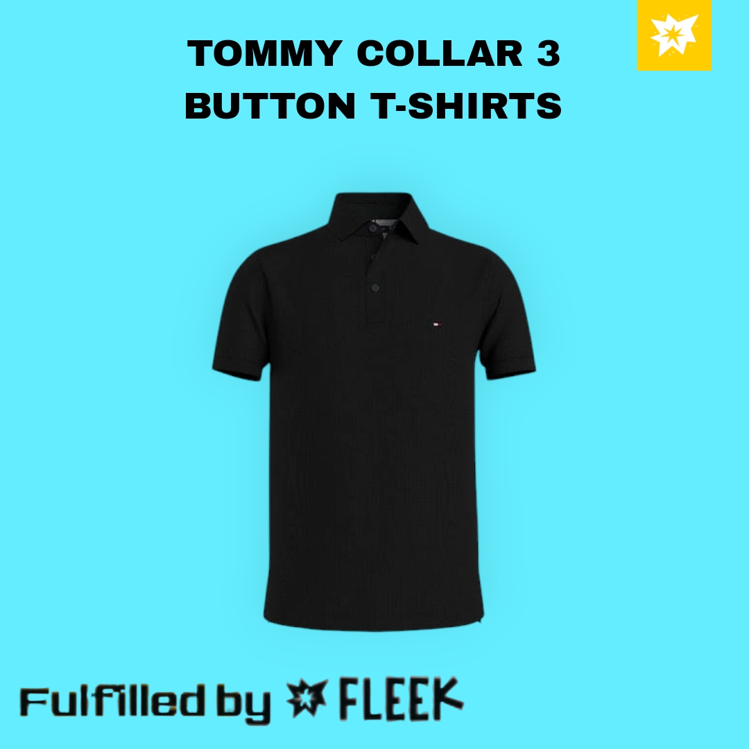 Tommy Collar 3 Button T-Shirts