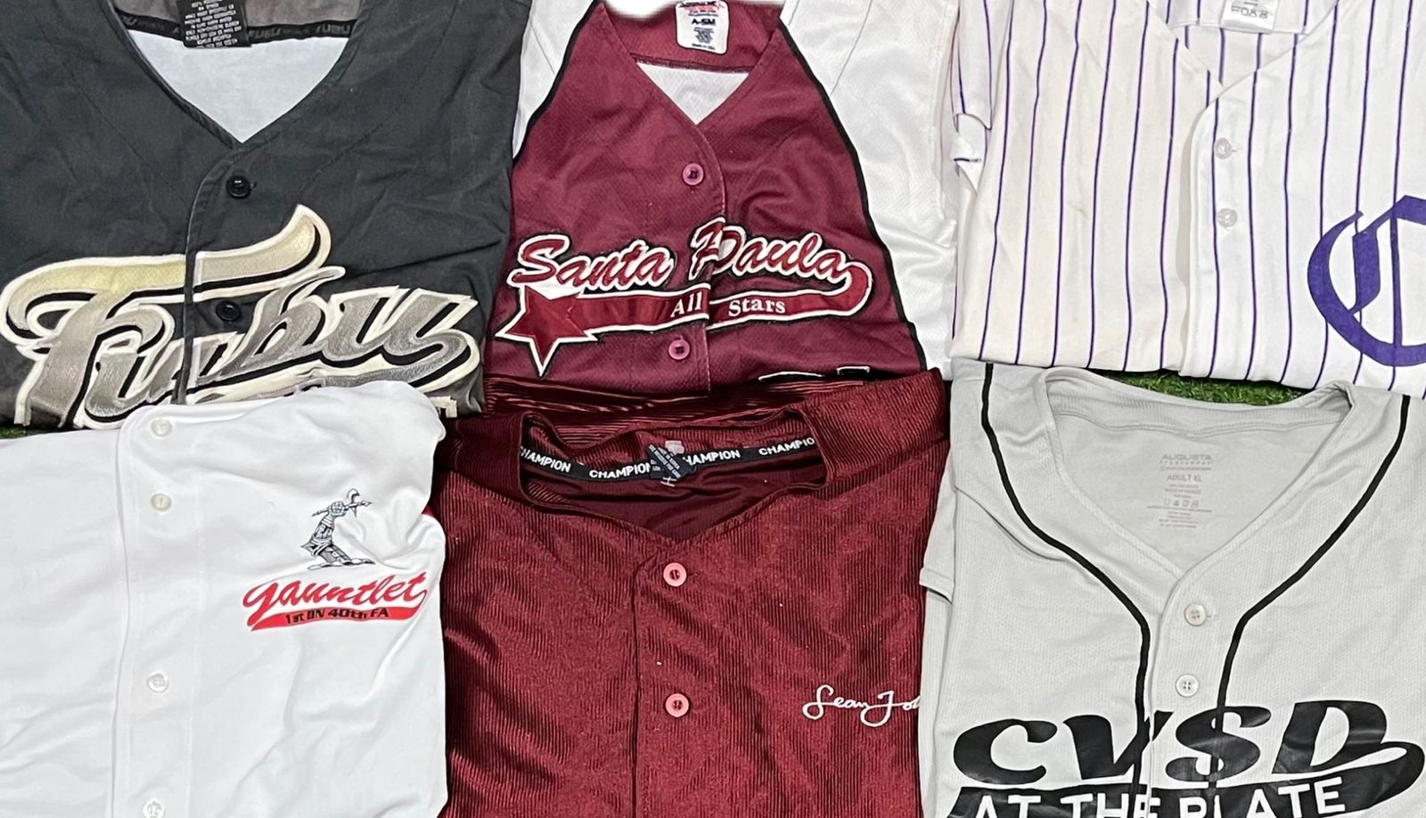 Baseball Nylon Jersey 20 Pcs