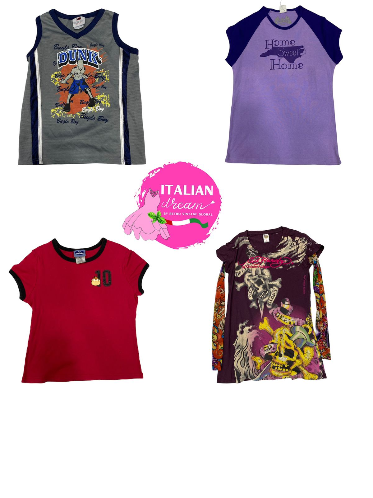 Frühe 2000er ROMCOM Y2K Baby T-Shirts Mix