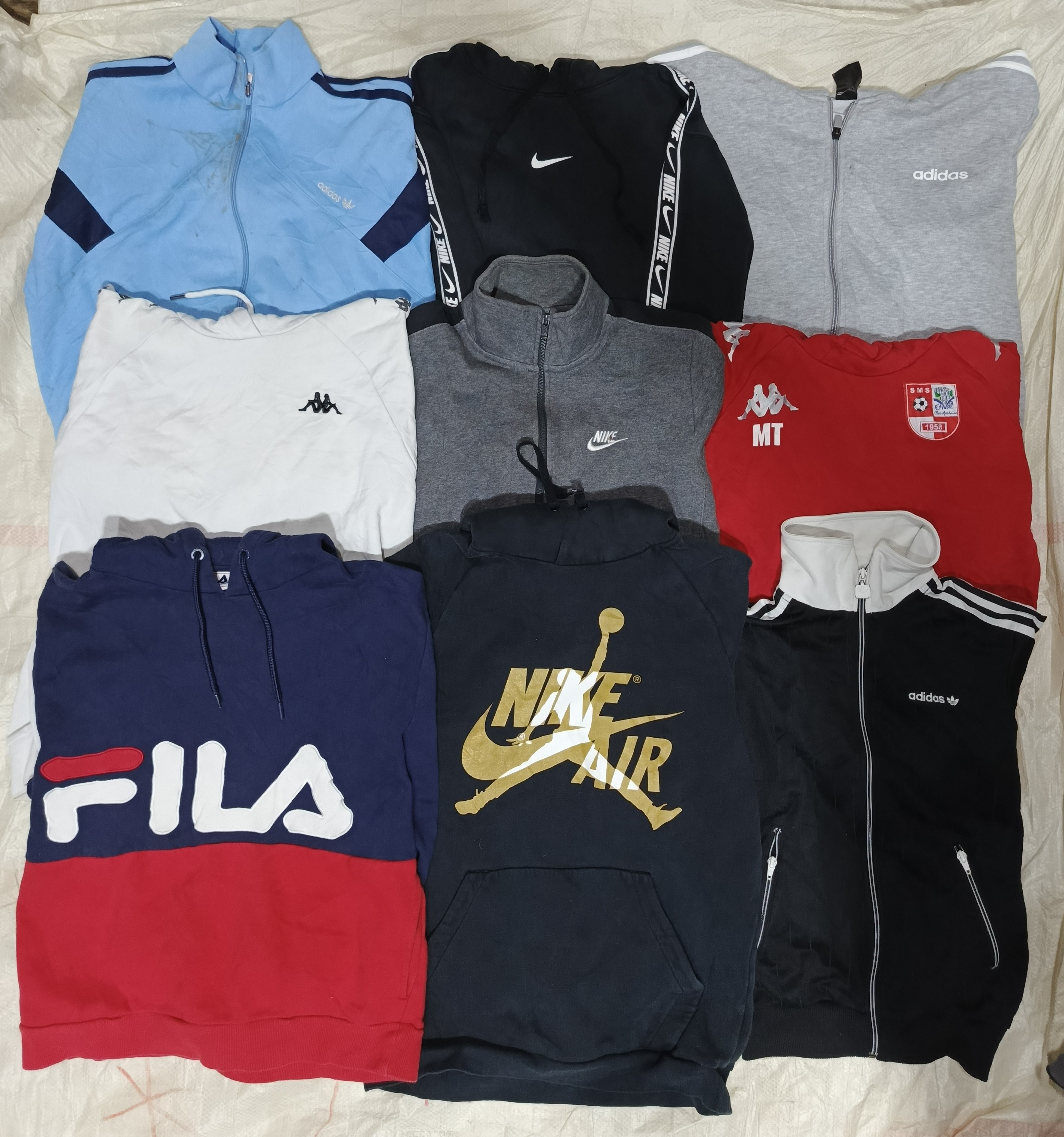 Nike, Adidas Mischmarken-Hoodies