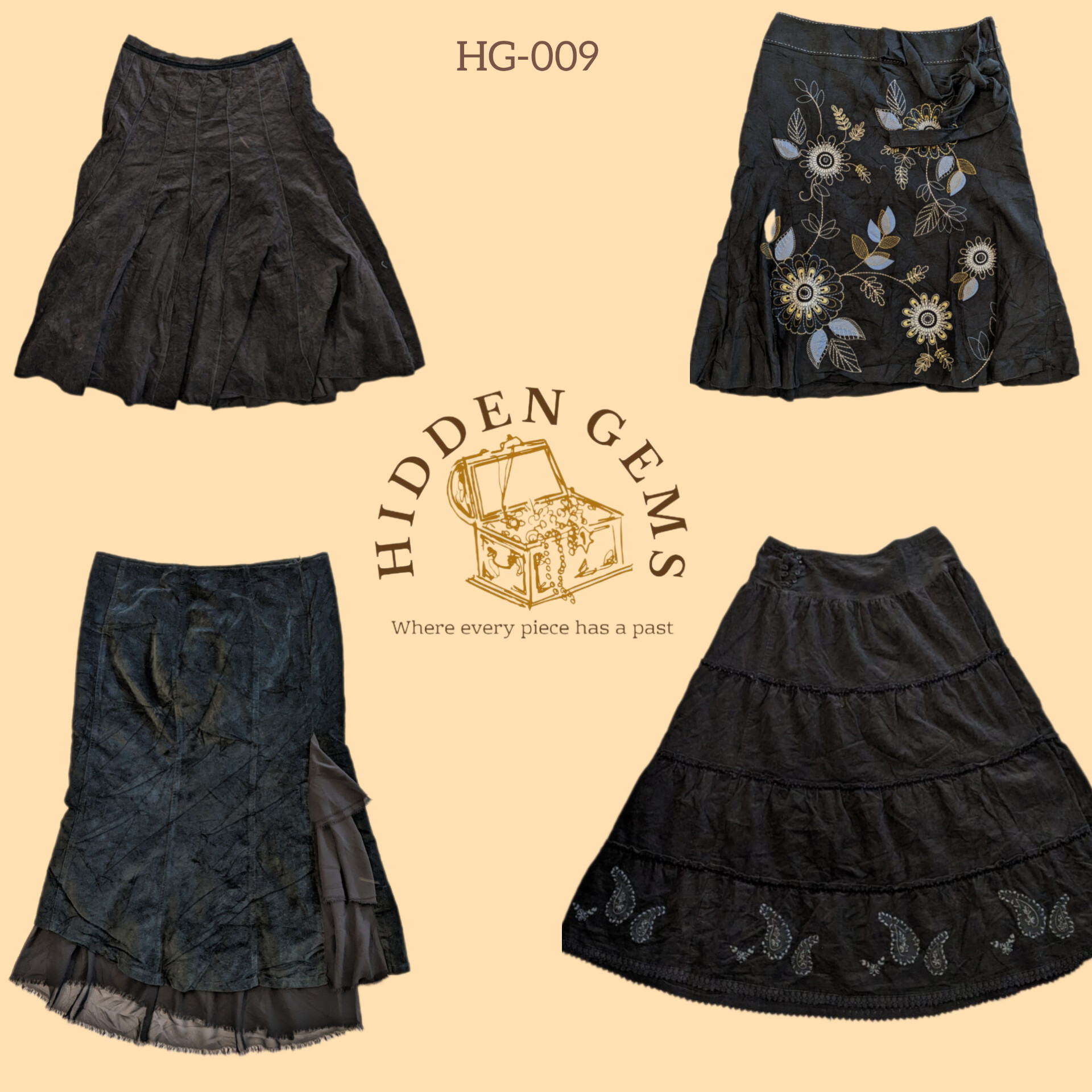Y2K gothic Skirts(HG -009)