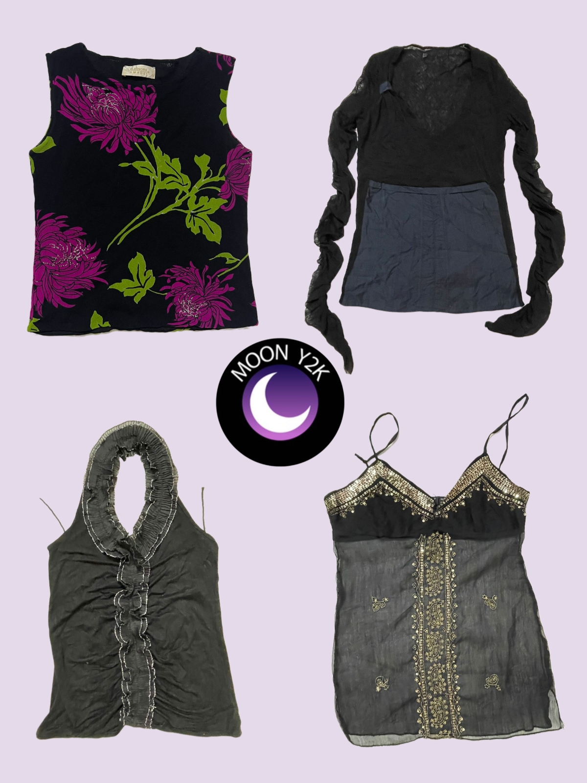 Y2k Gothic Oberteile (A-141)