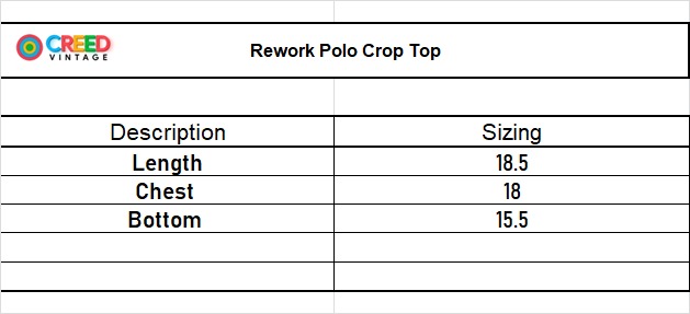 CR2770 Top Cropped Polo Reciclado - 15 Unidades
