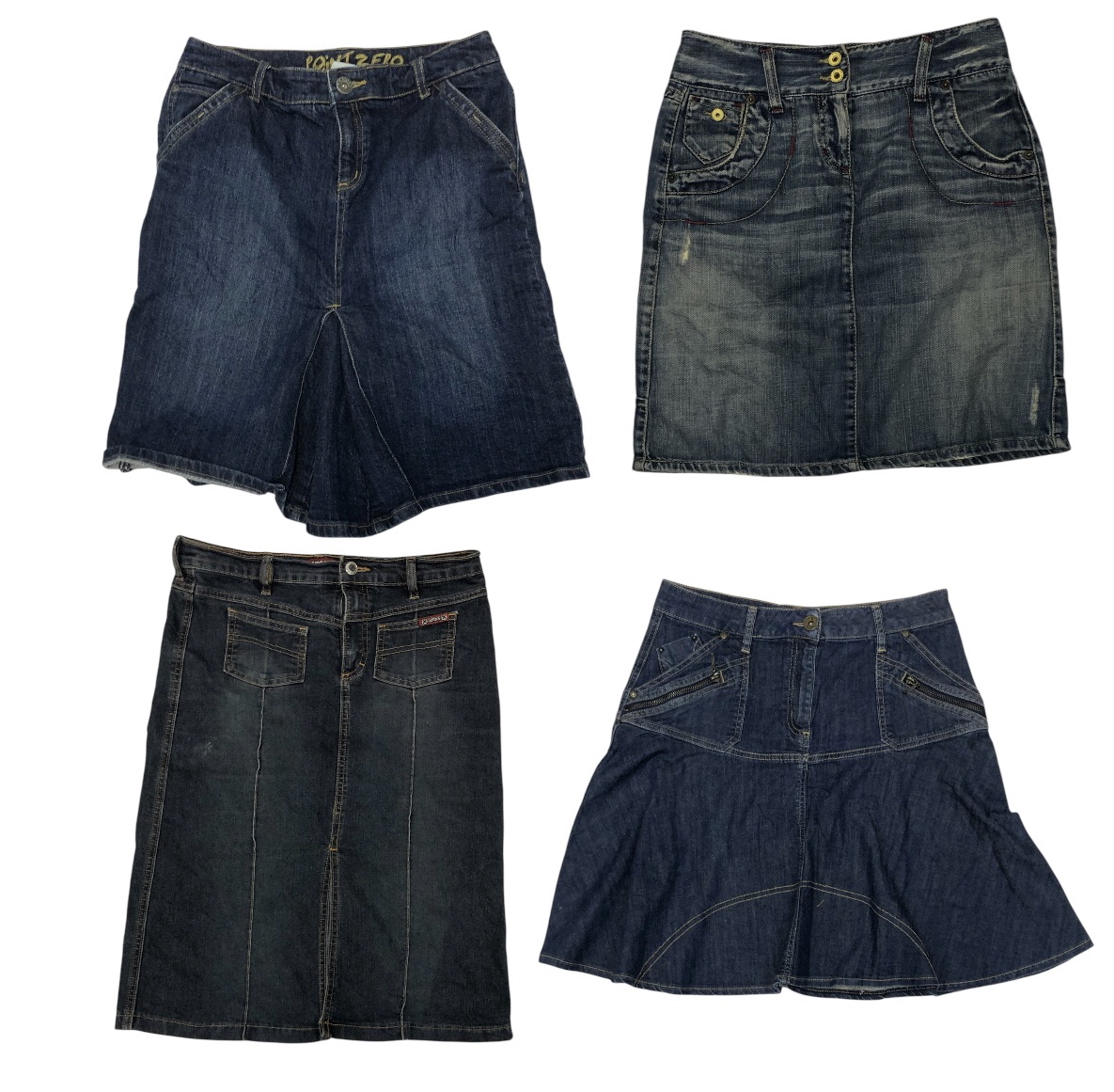 JUPE MIDI EN DENIM (S-754)