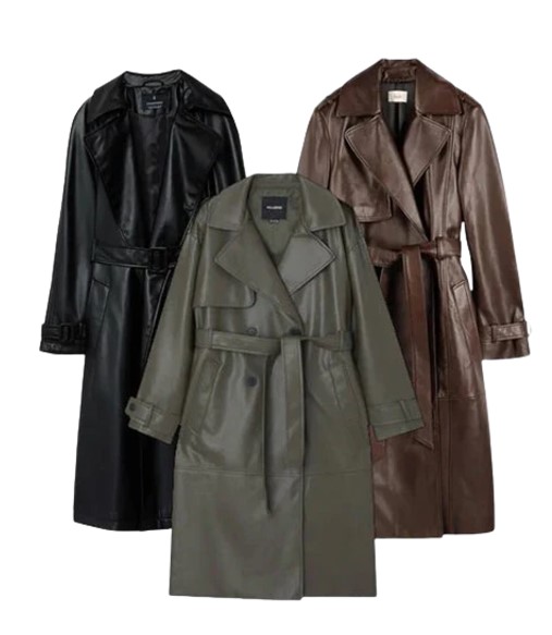 15X LEATHER TRENCH COATS (BF 56)