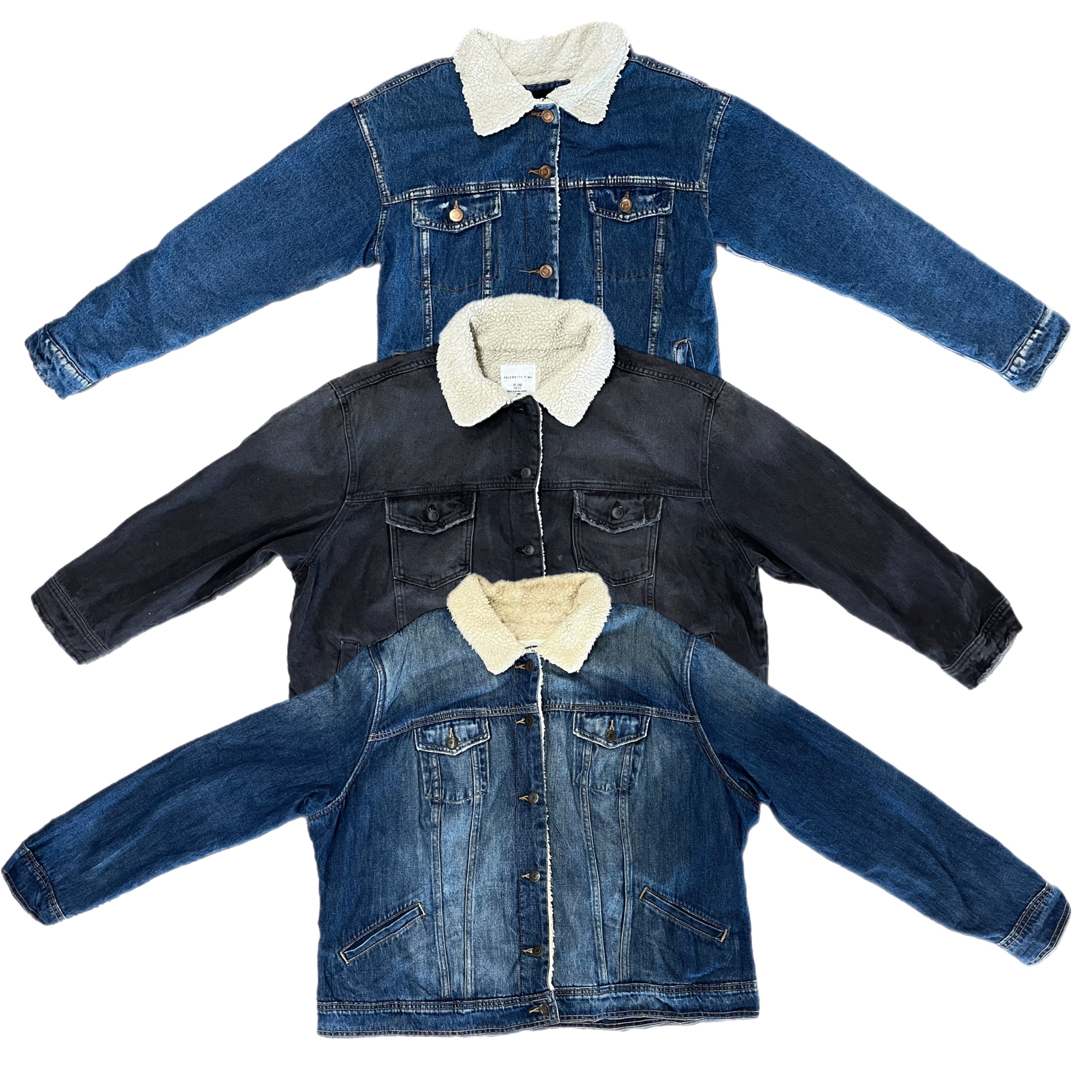 40X Ladies denim sherpa jackets (BF 42)