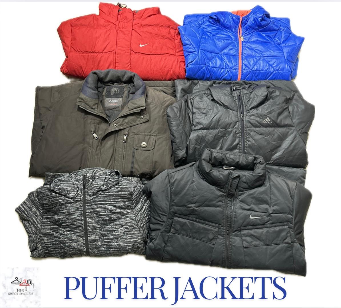 Puffer Jackets (Mix brand including NIKE, Adidas, And others)