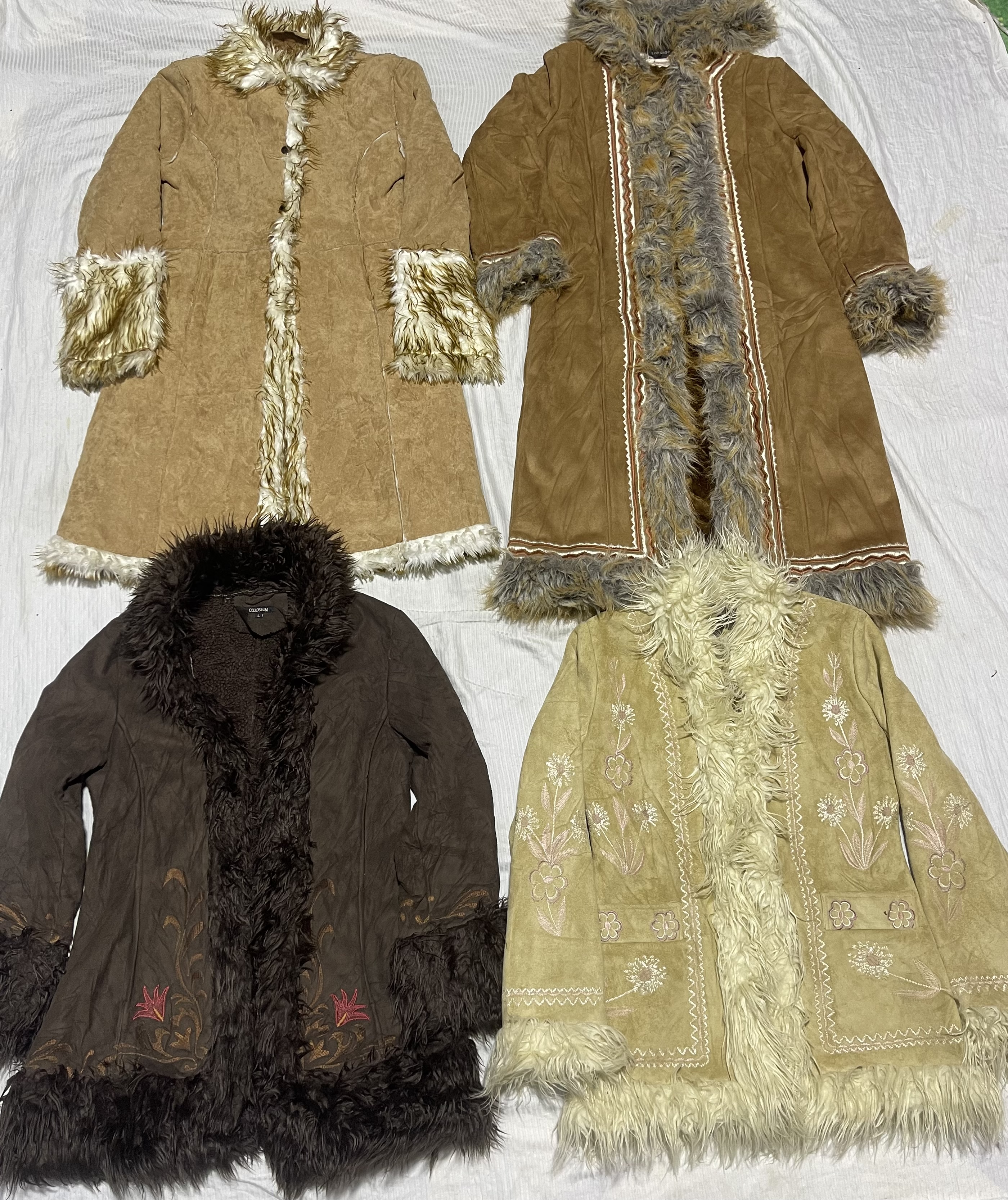 Y2K Afghan Long Coats 16 Pieces  [02]