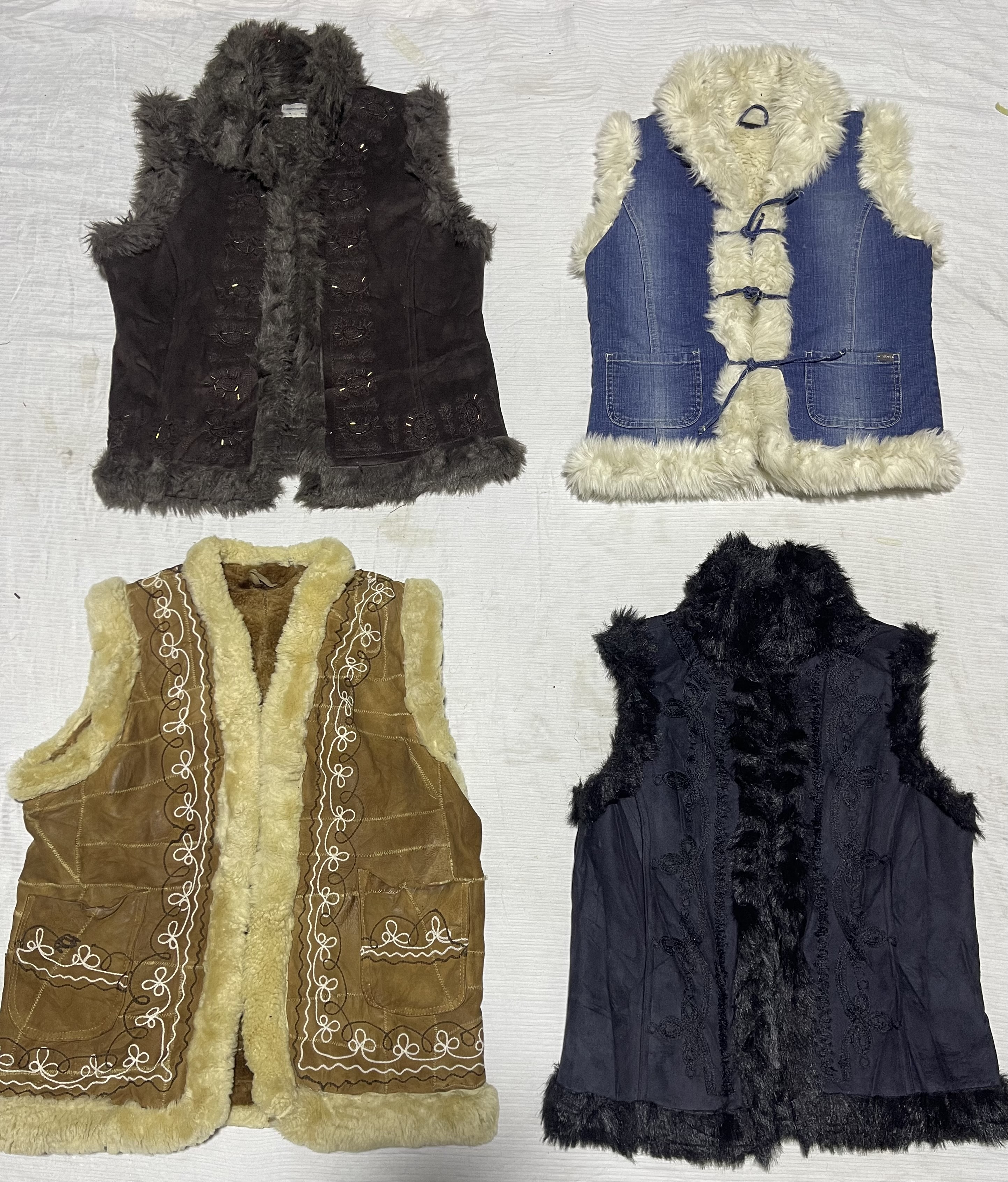 Y2K Afghan waistcoats 14 Pieces  [05]