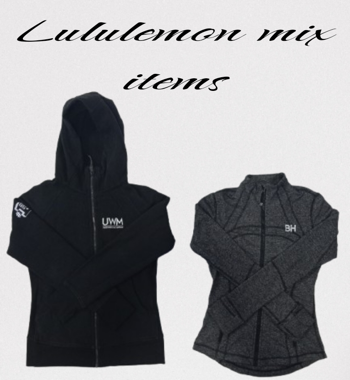 Mix items of lululemon