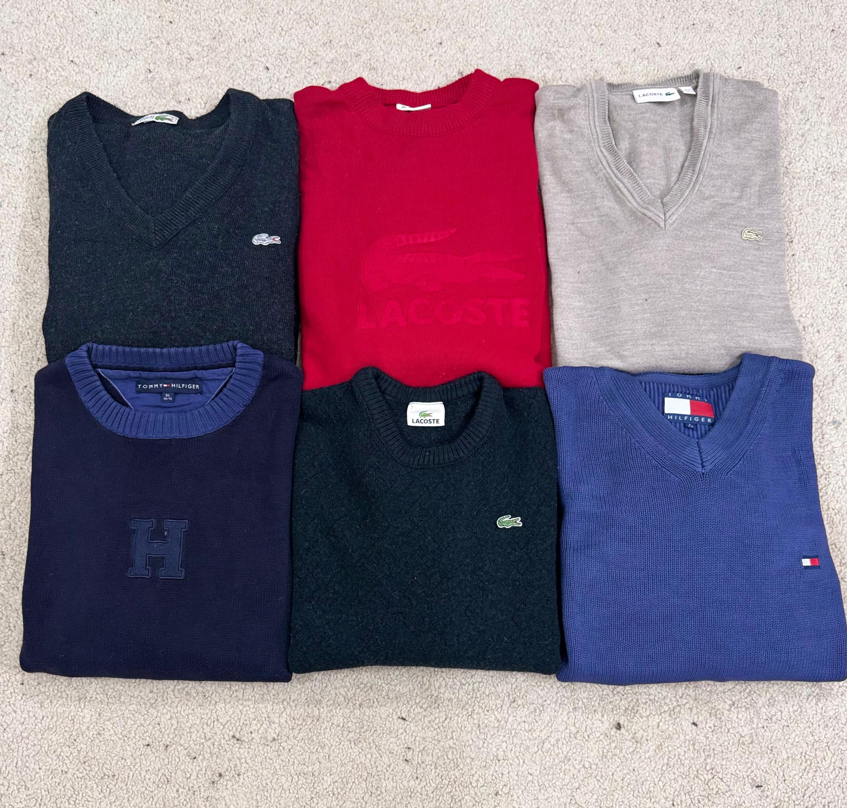 #VV177 Lacoste/Tommy Hilfiger Mix Pullover 20 Stück