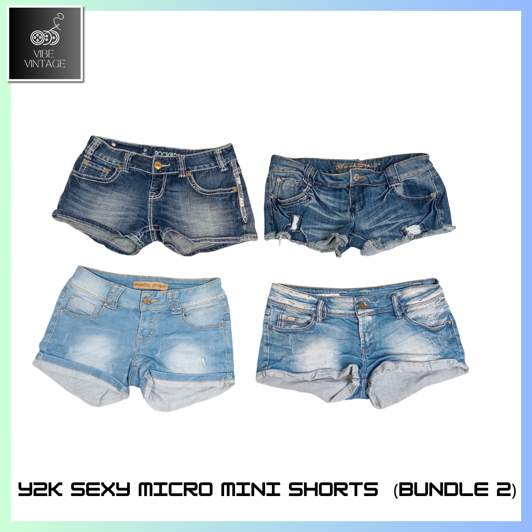 Y2K SEXY MICRO MINI SHORTS - 11 PCS( BUNDLE 2