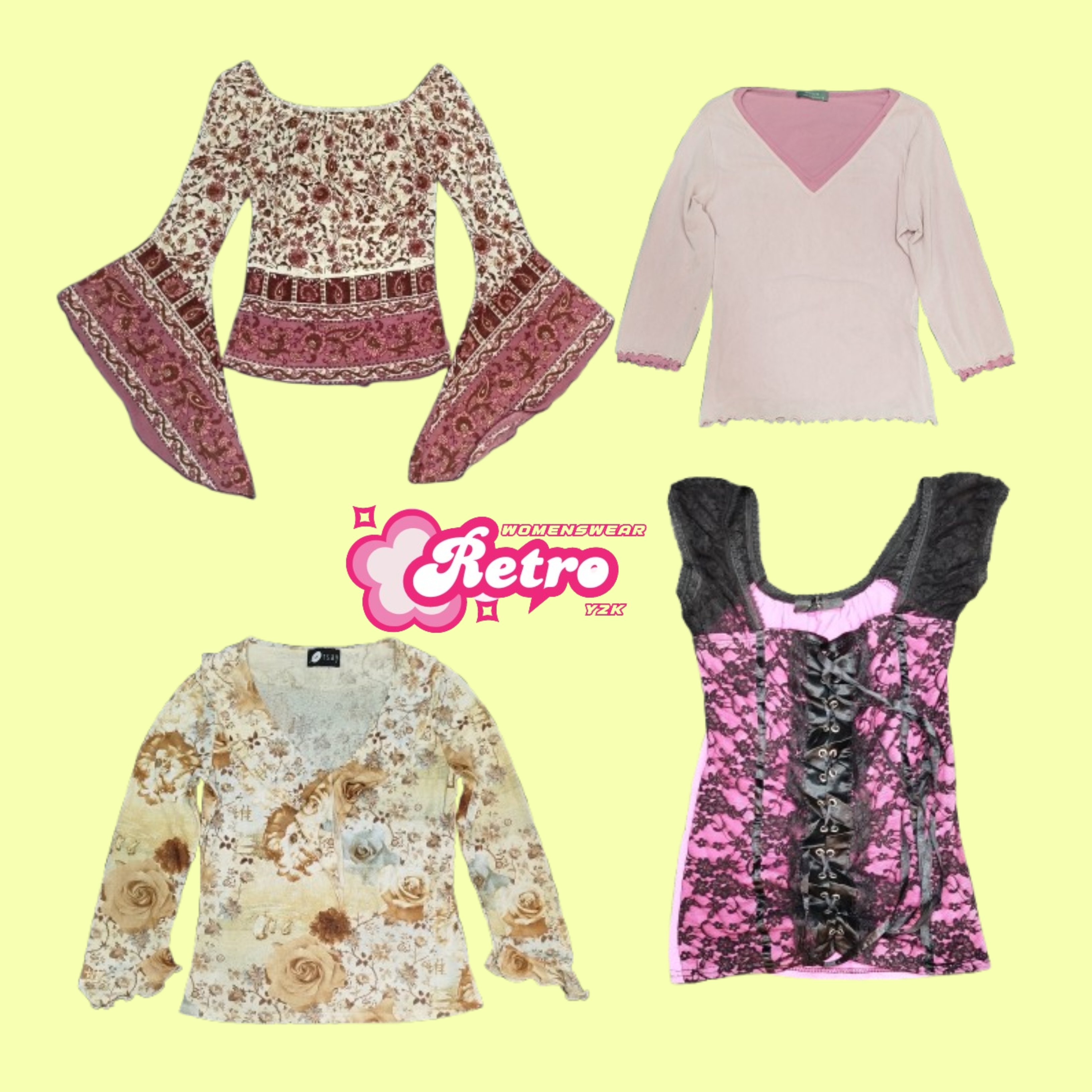 Y2K Ethereal Grunge Tops (Nov-18)