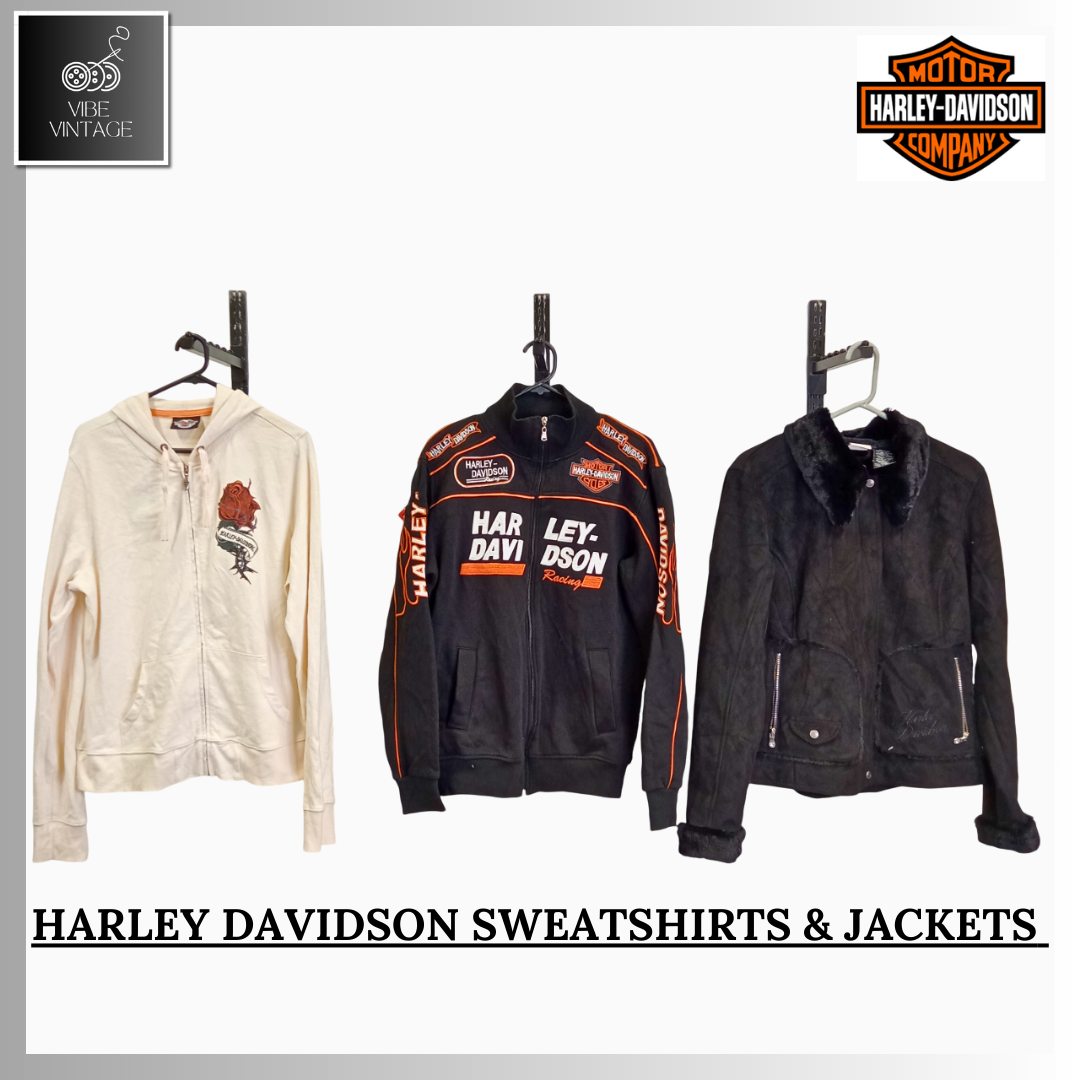 HARLEY DAVIDSON SWEATSHIRTS ET VESTES POUR HOMMES - 09 PIÈCES