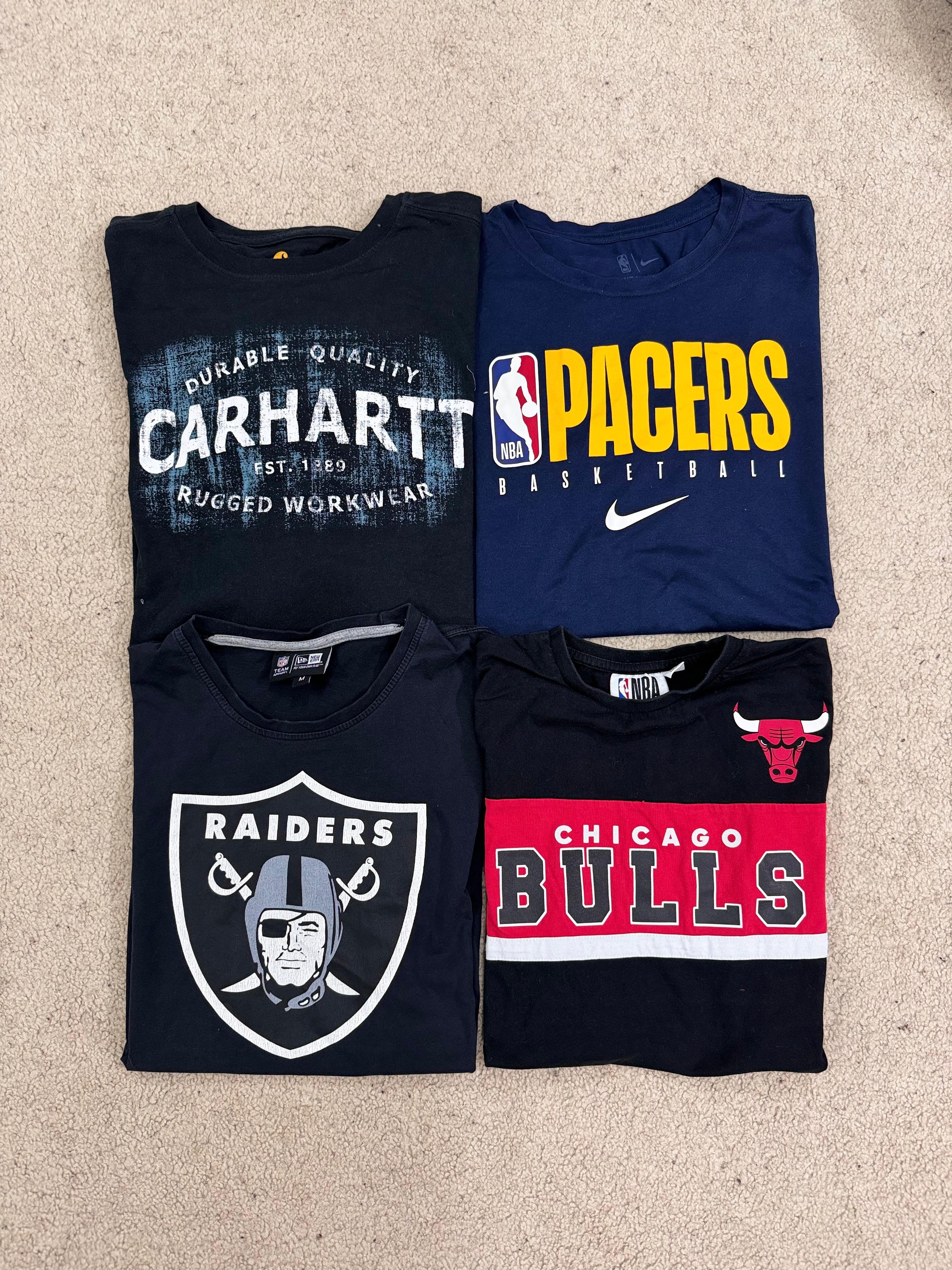 #VV182 NBA/NFL/Carhartt Mix Pro Sports 15 PCs