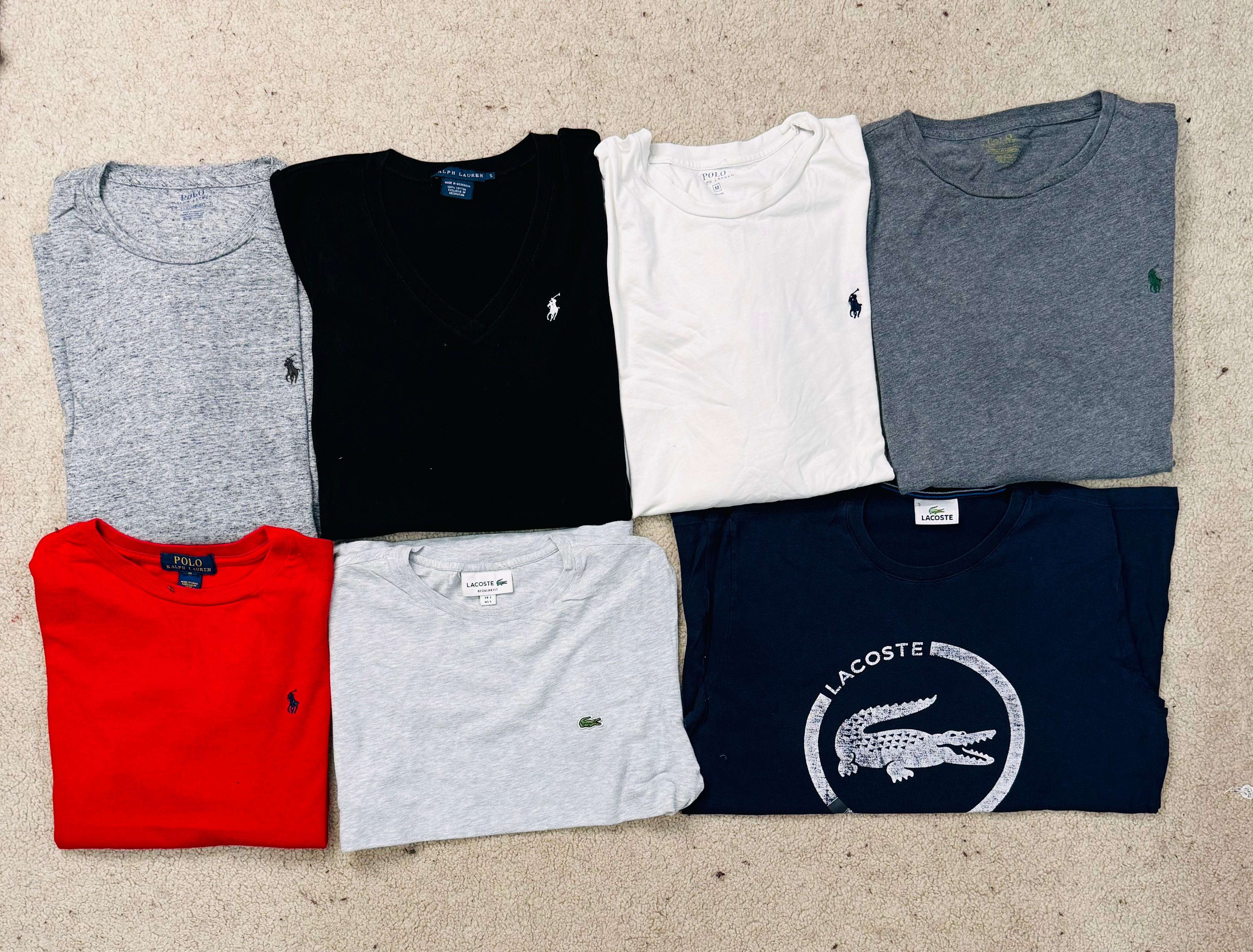 #VV226 RL/Lacoste Basic T-shirts 40 PCs