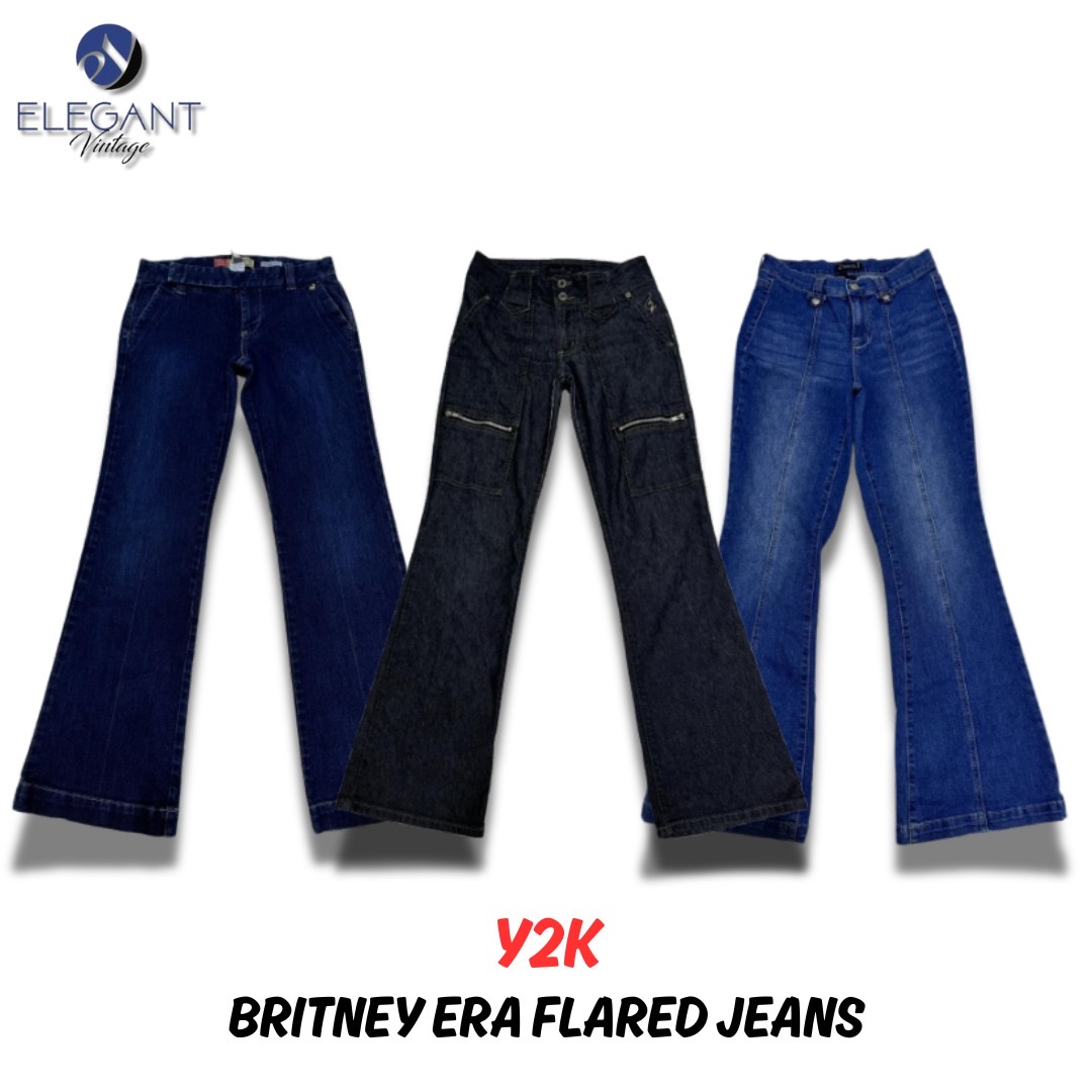 Y2K Britney Era Flared Jeans - 11 pieces - EV0024